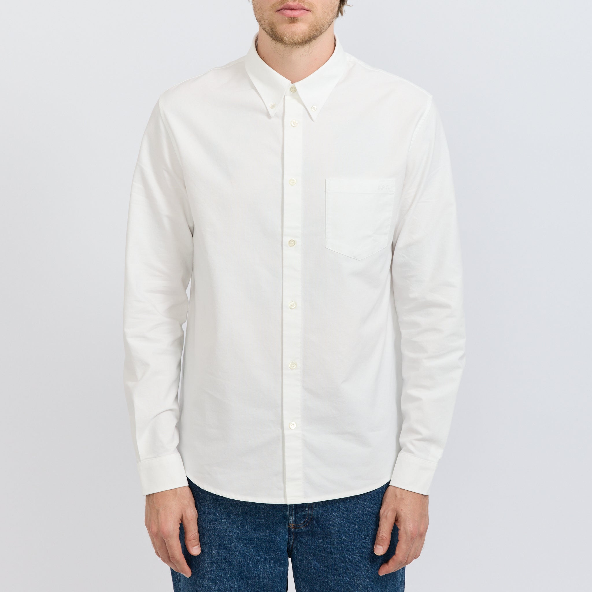 A.P.C. | New Greg Shirt White | Maplestore