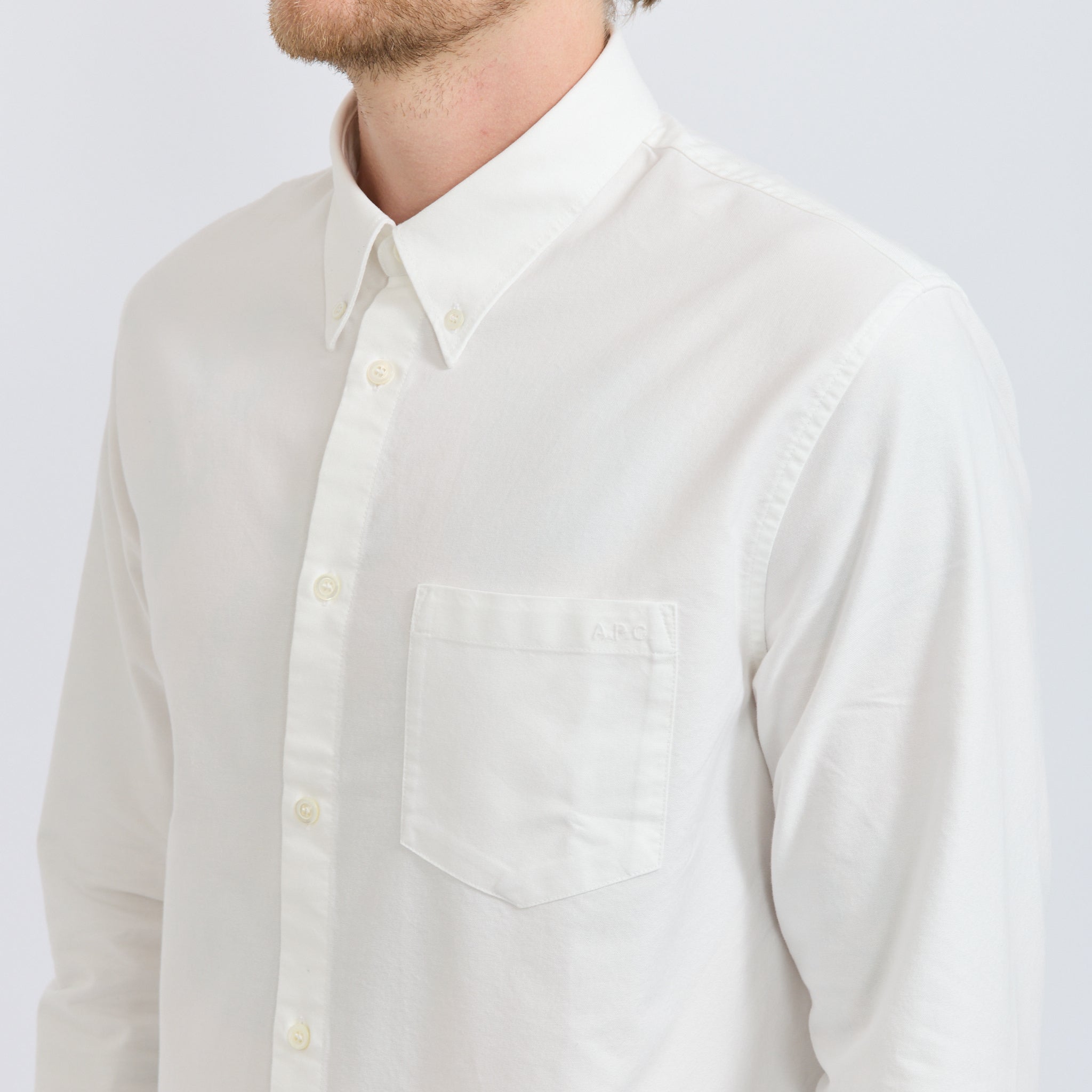 A.P.C. | New Greg Shirt White | Maplestore