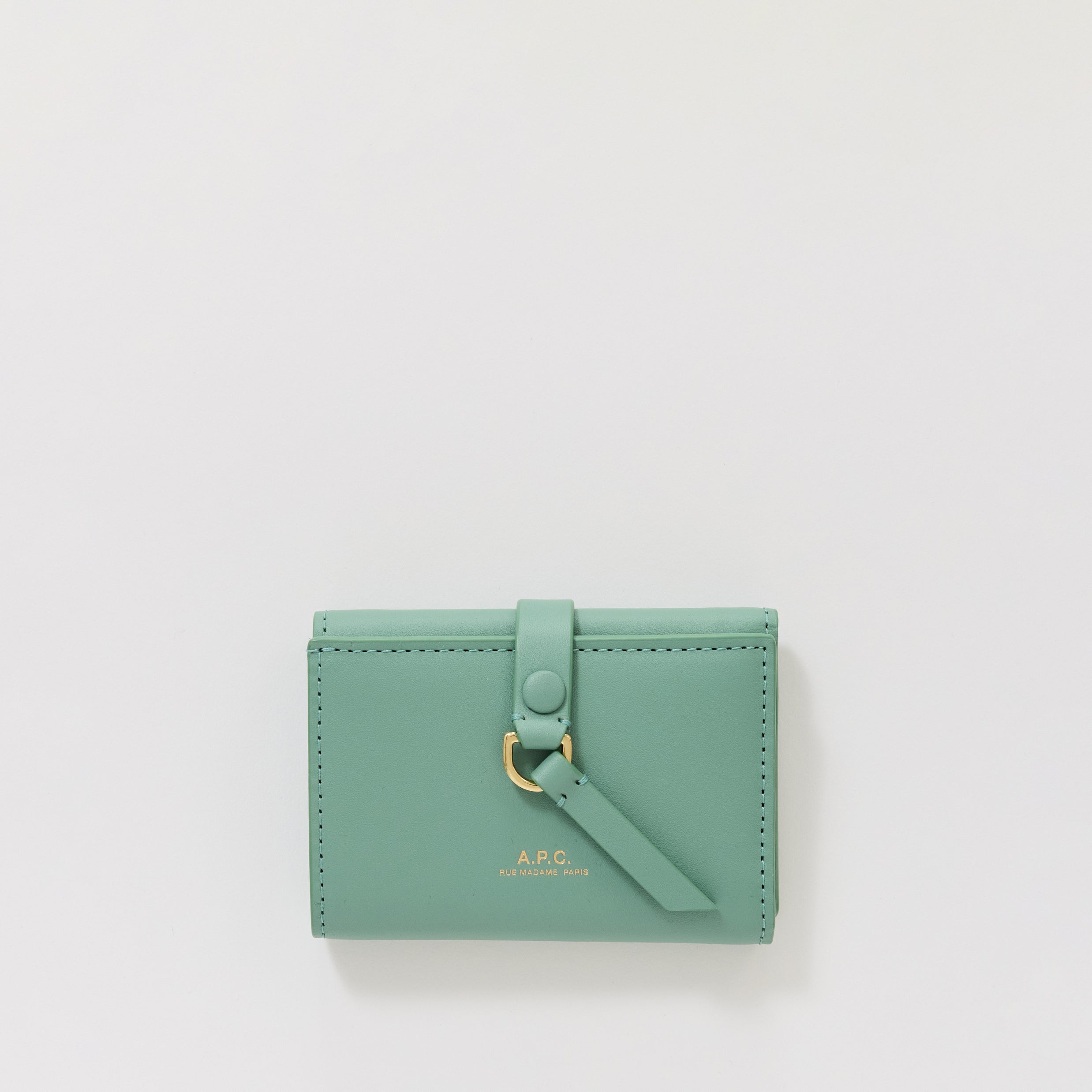 Noa Simple Trifold Wallet Jade