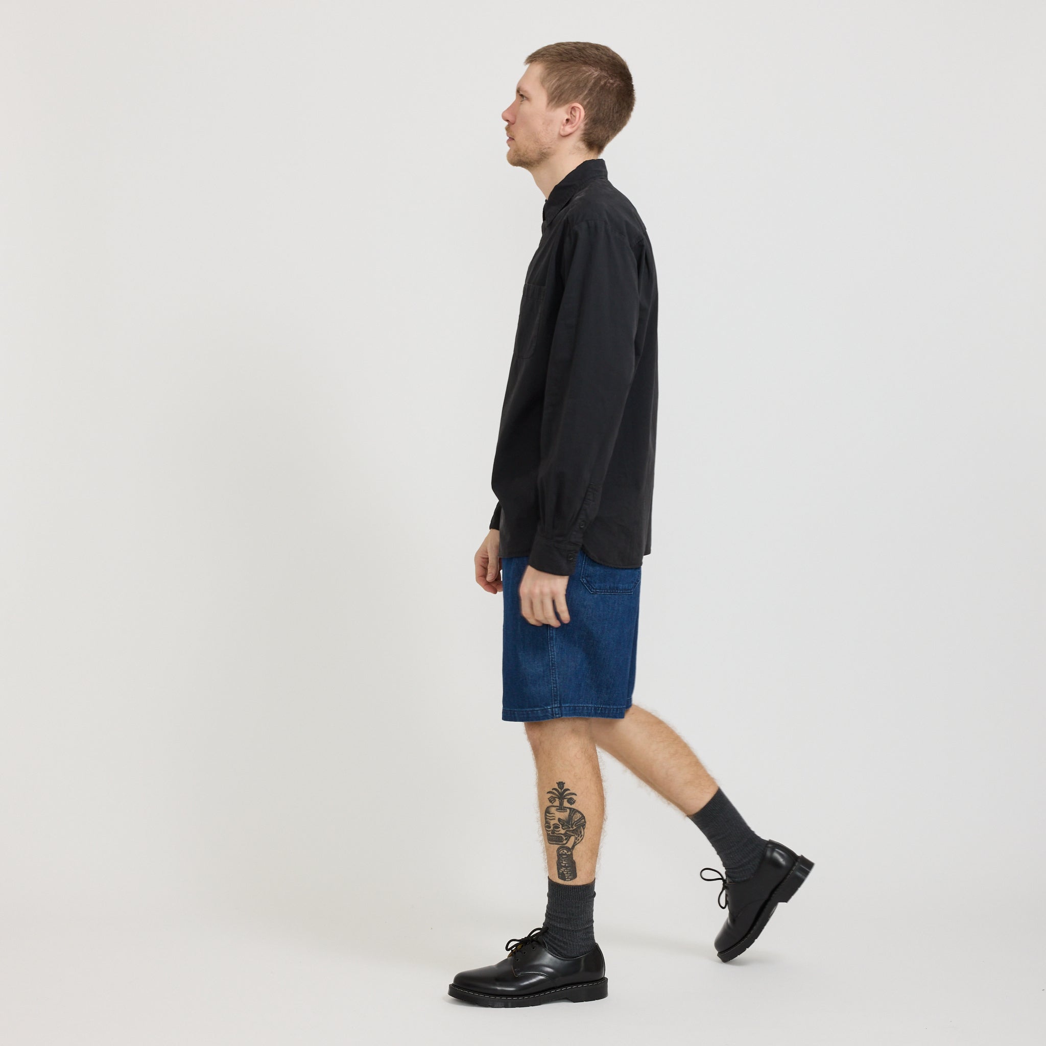 Norris Shorts Indigo | Maplestore