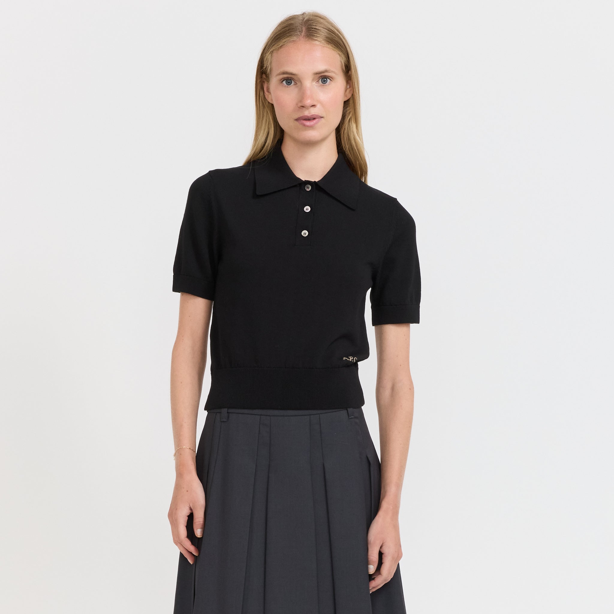 A.P.C. | Polo Black | Maplestore