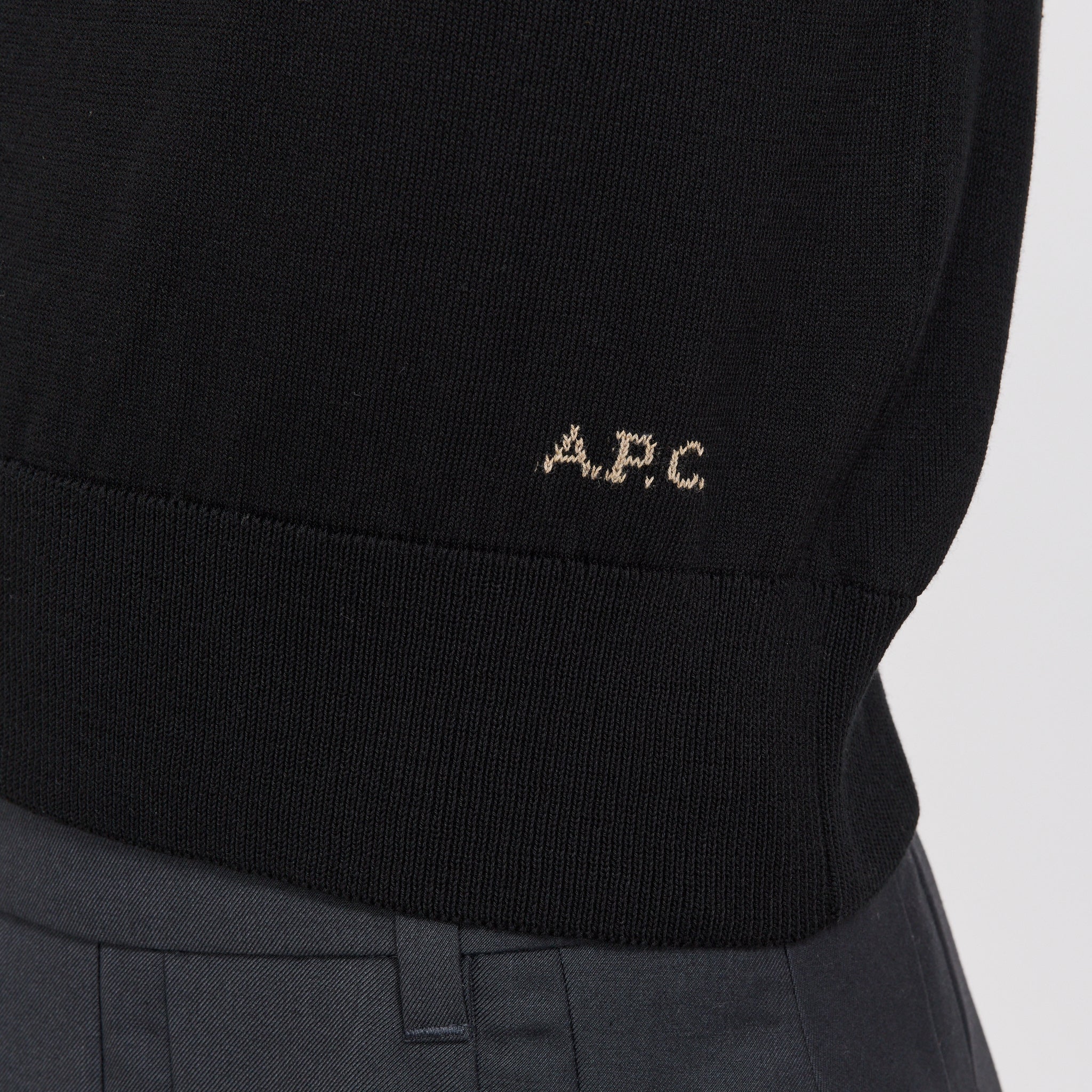 A.P.C. | Polo Black | Maplestore