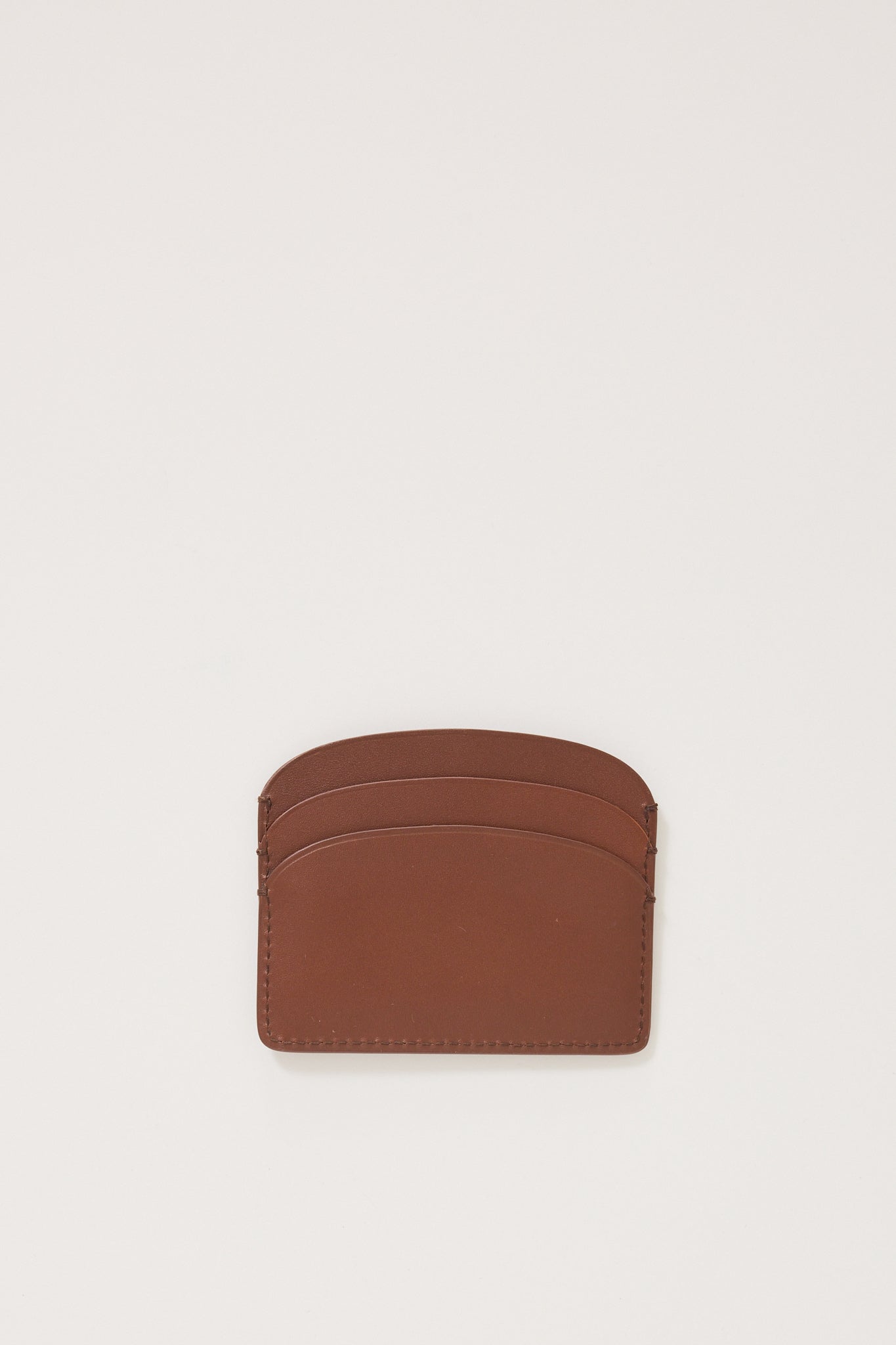 A.P.C. | Demi Lune Card Holder Hazelnut | Maplestore