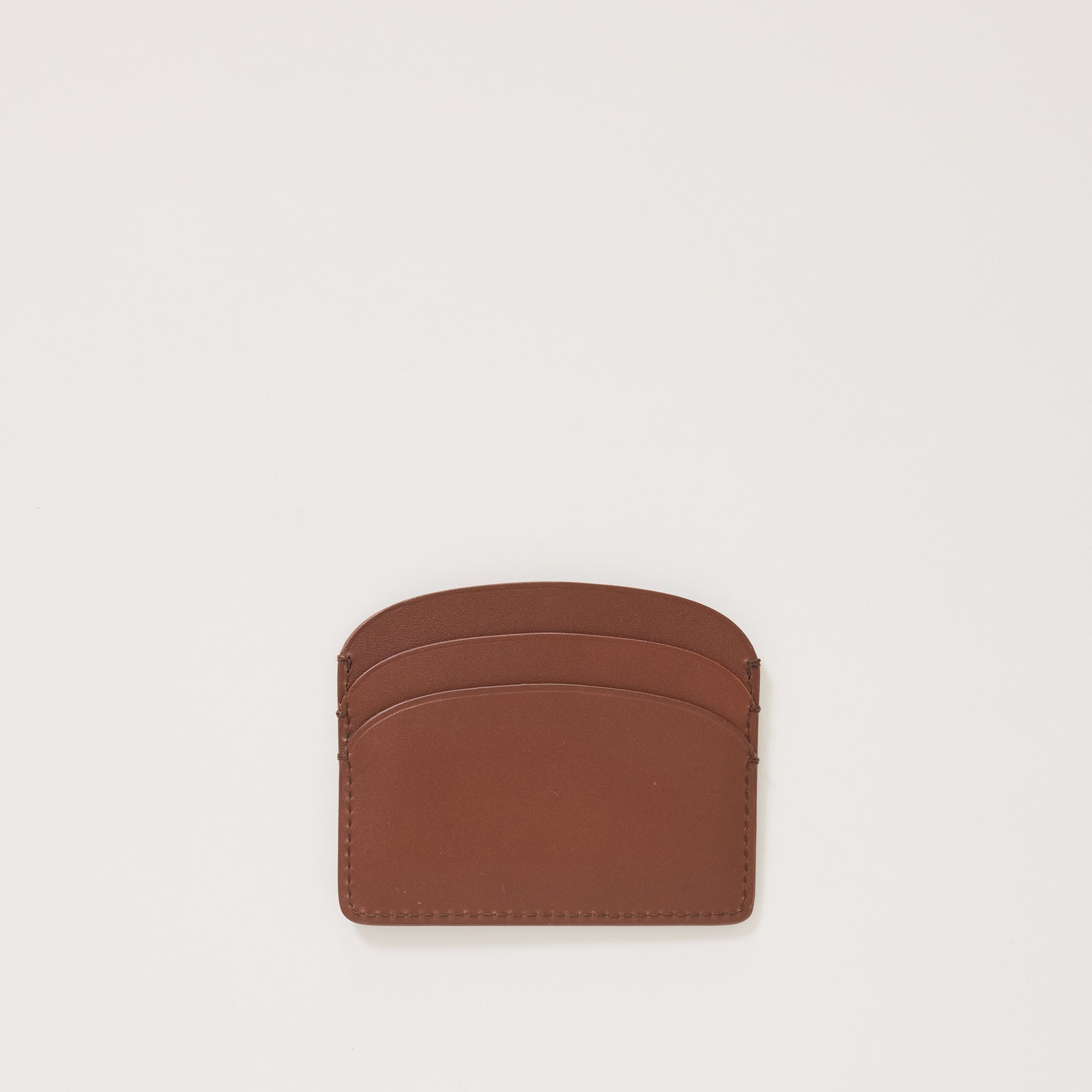 Demi Lune Card Holder Hazelnut