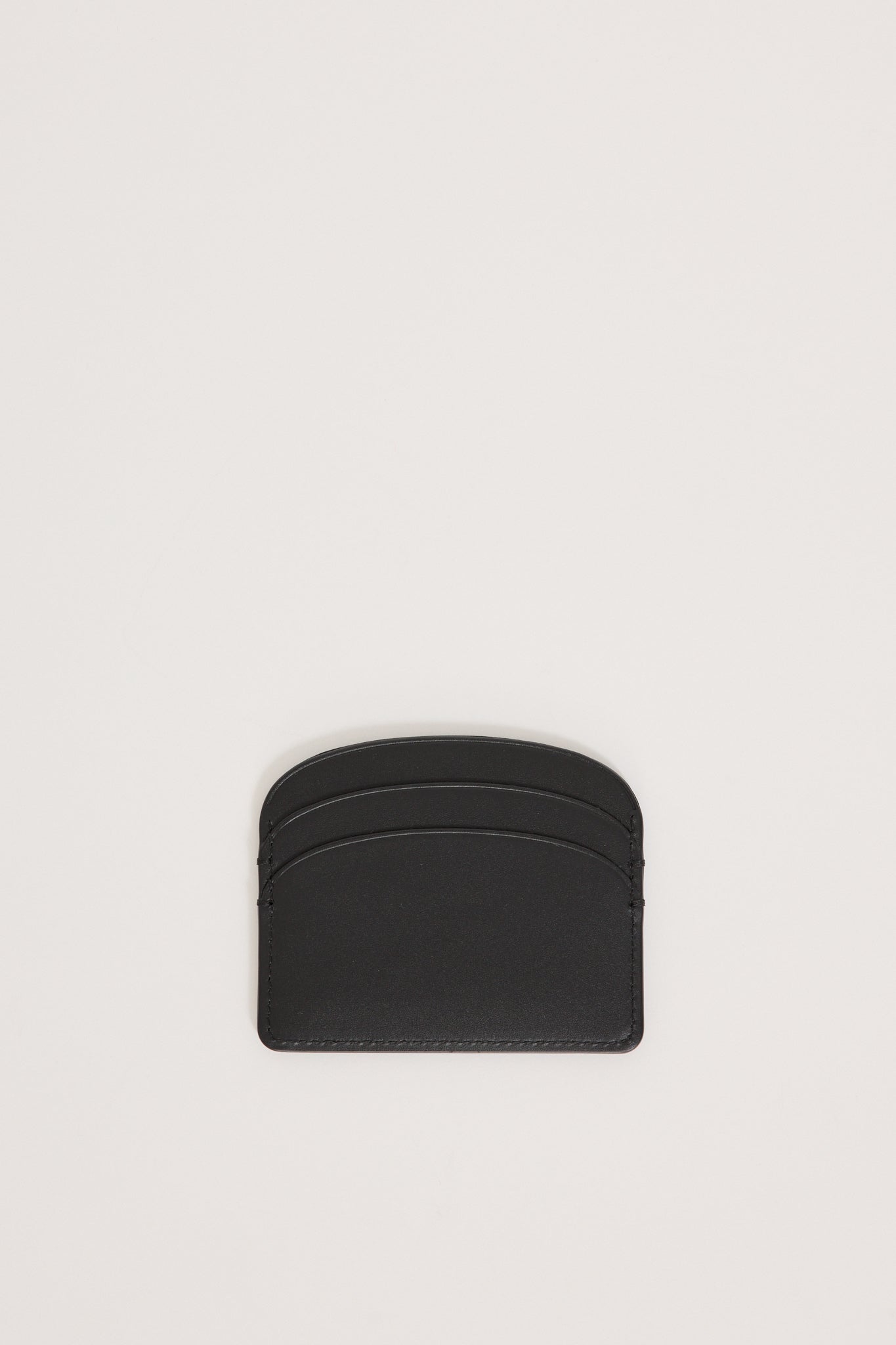 A.P.C. | Demi Lune Card Holder Black | Maplestore