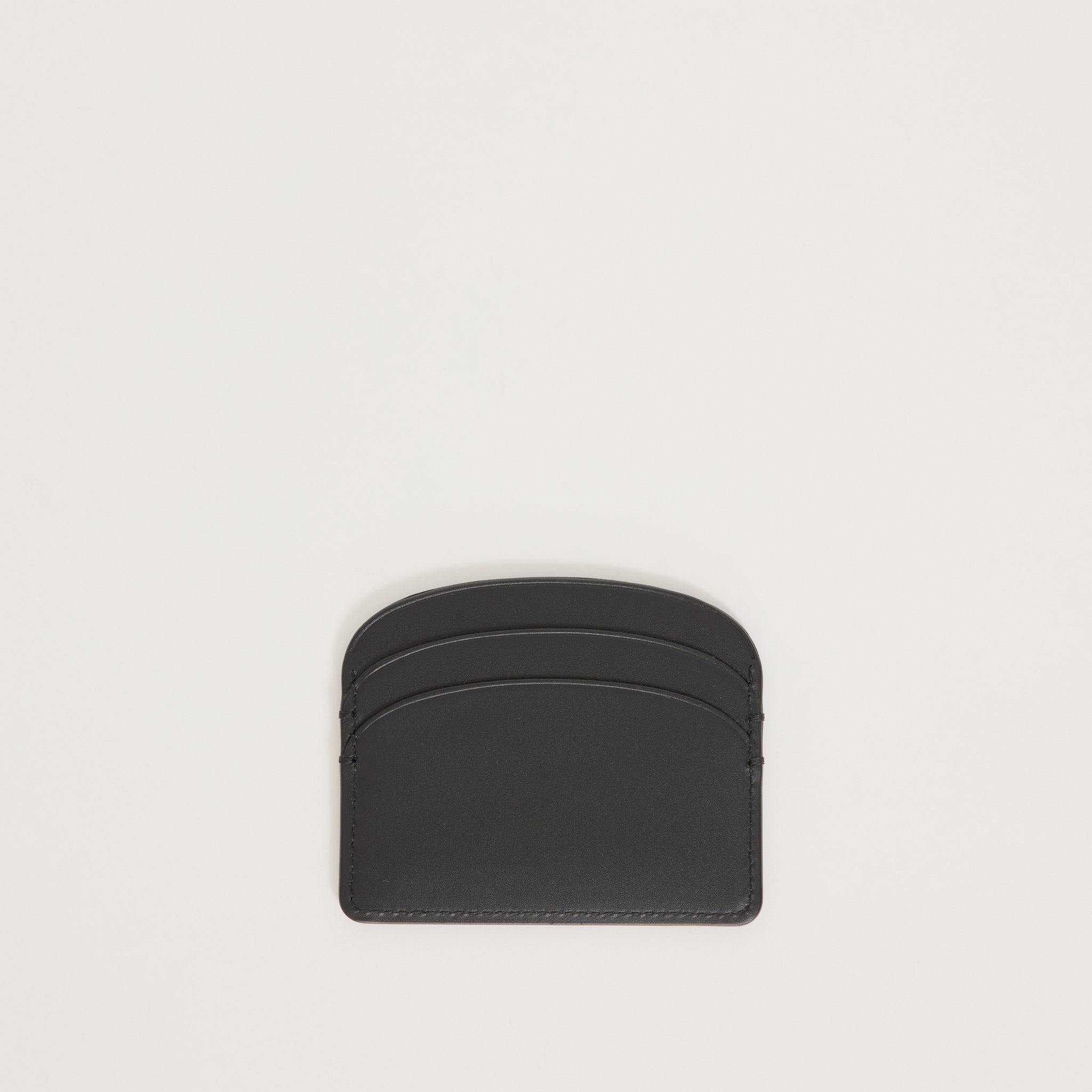 Demi Lune Card Holder Black