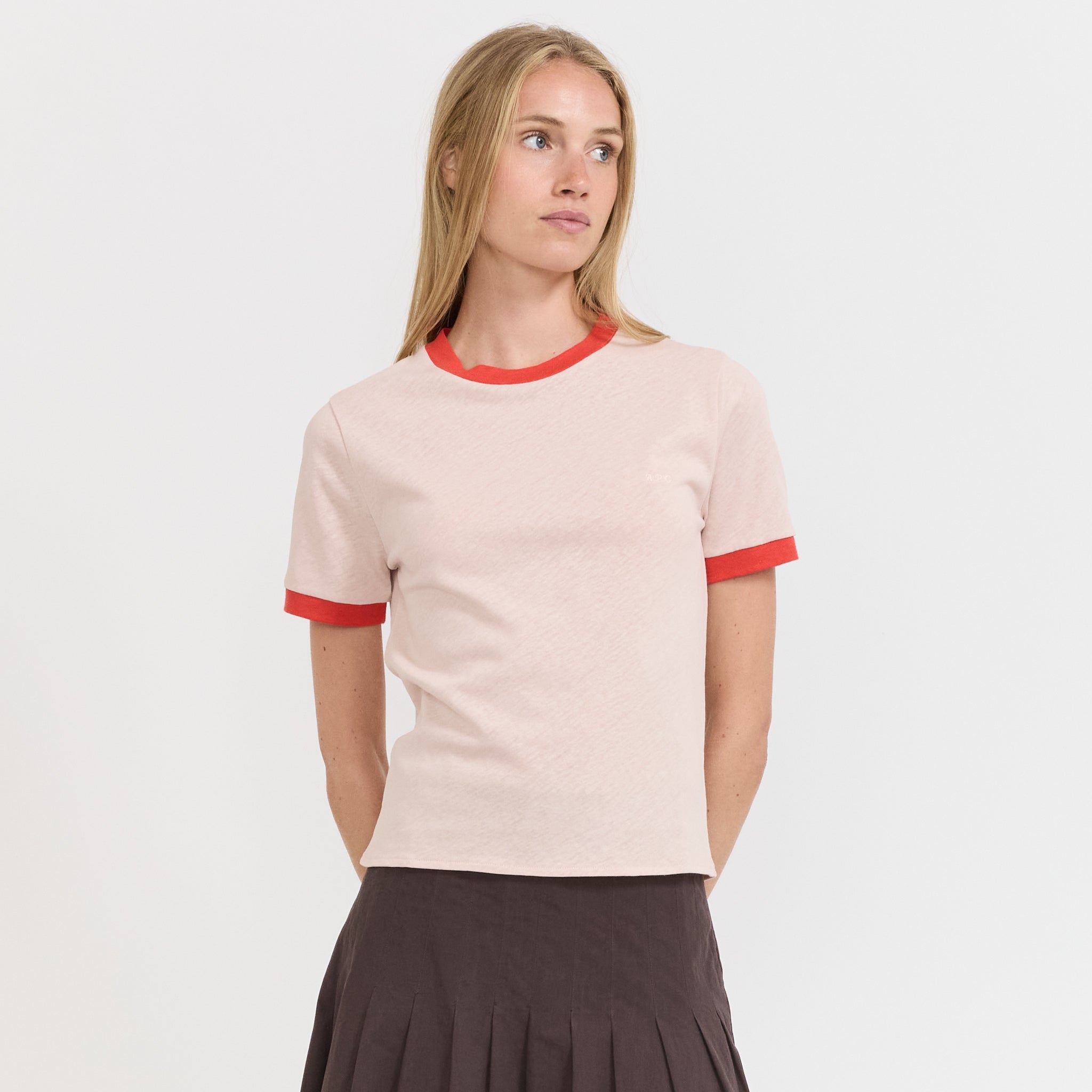 A.P.C. | Raya T-Shirt Pink | Maplestore