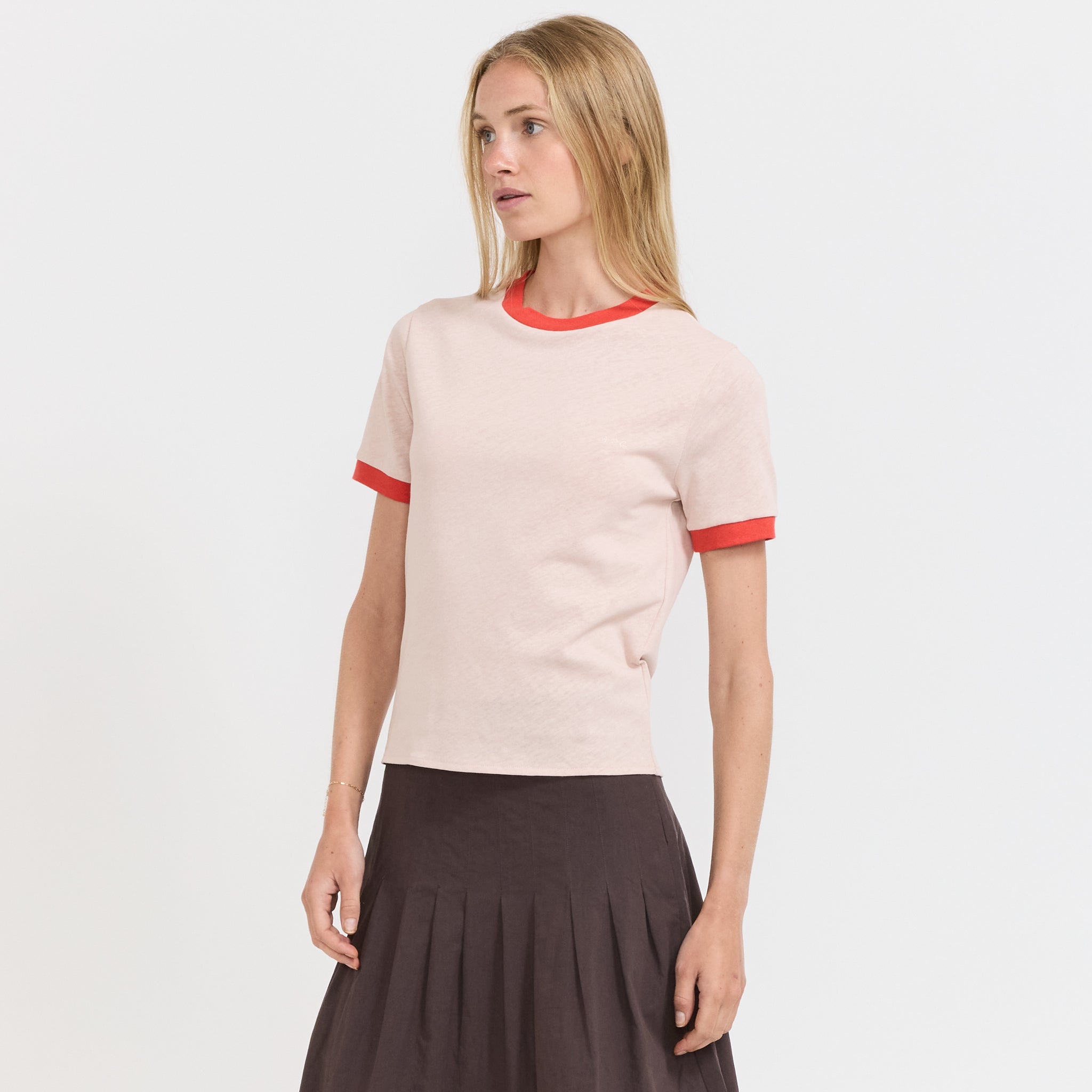A.P.C. | Raya T-Shirt Pink | Maplestore