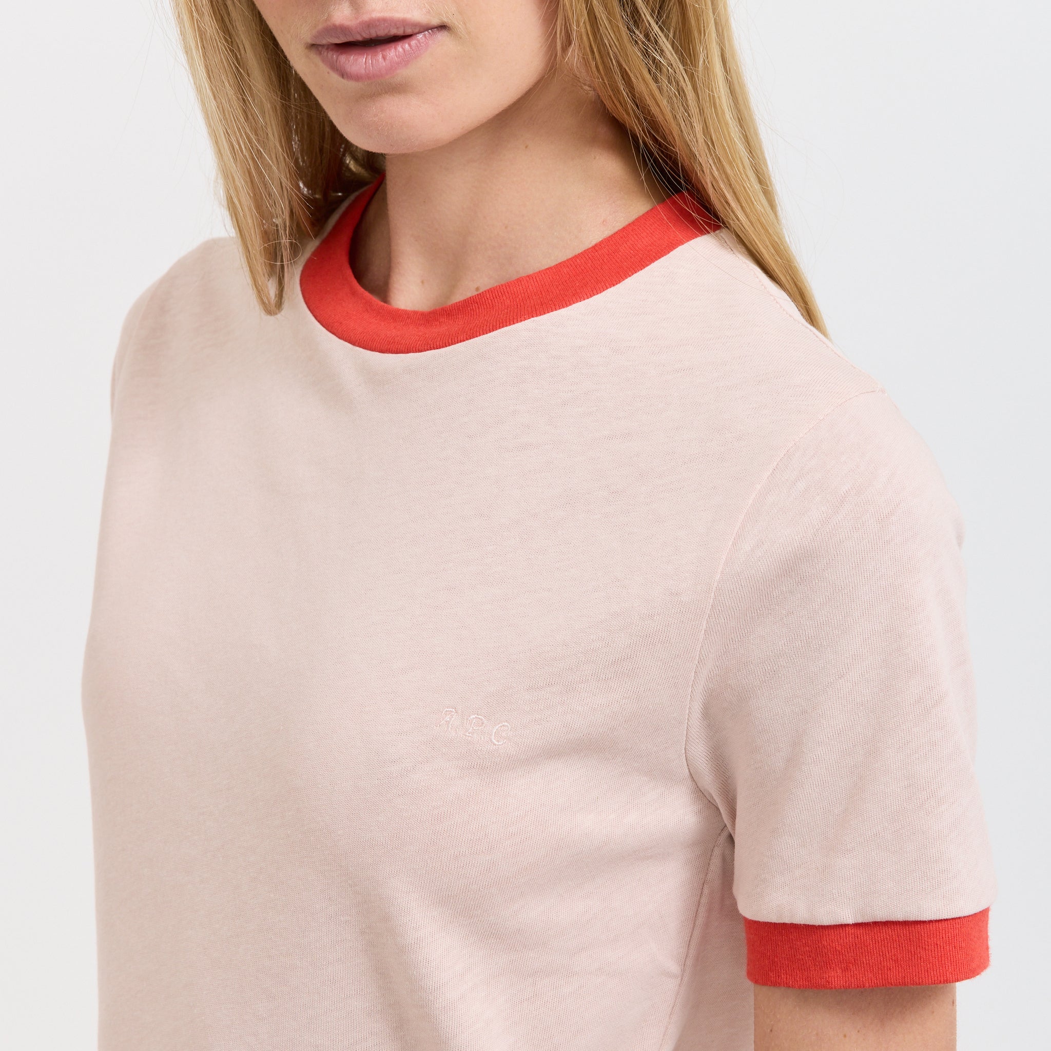 A.P.C. | Raya T-Shirt Pink | Maplestore