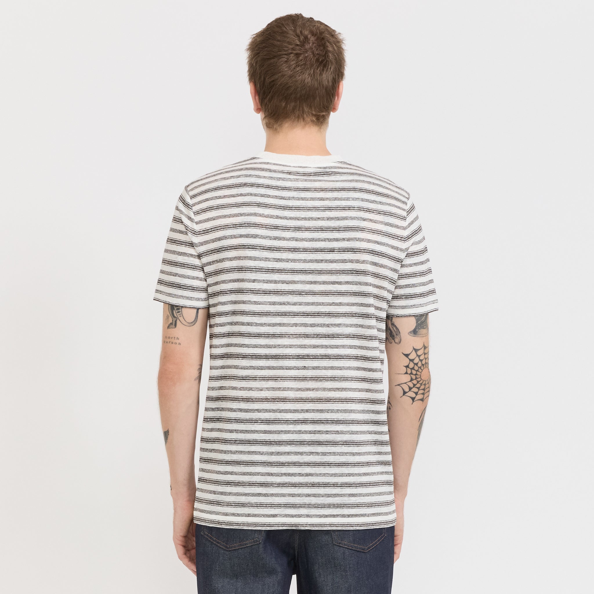 A.P.C. | Raye T-Shirt Brown Stripe | Maplestore