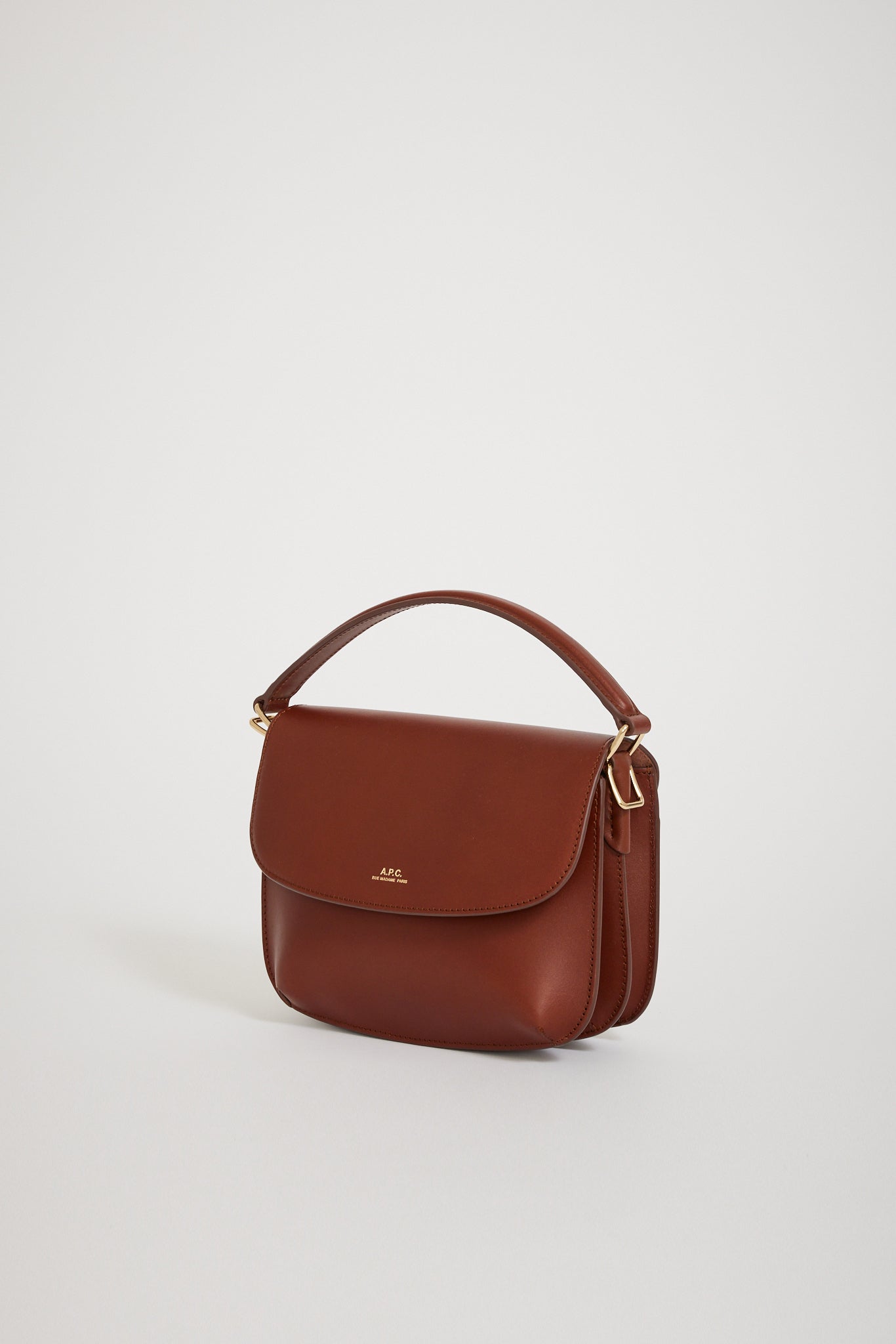 A.P.C. | Sarah Shoulder Mini Bag Hazelnut | Maplestore