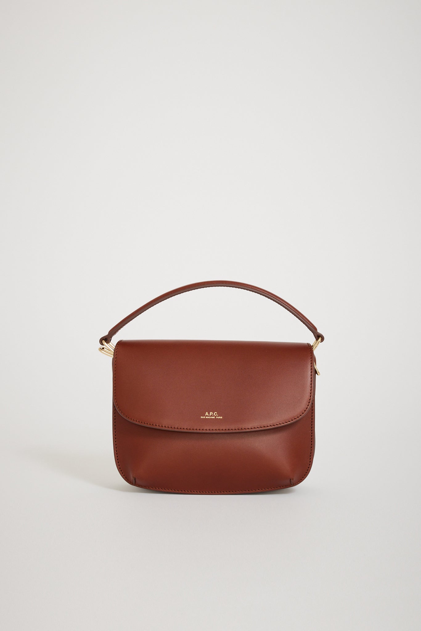 A.P.C. | Sarah Shoulder Mini Bag Hazelnut | Maplestore