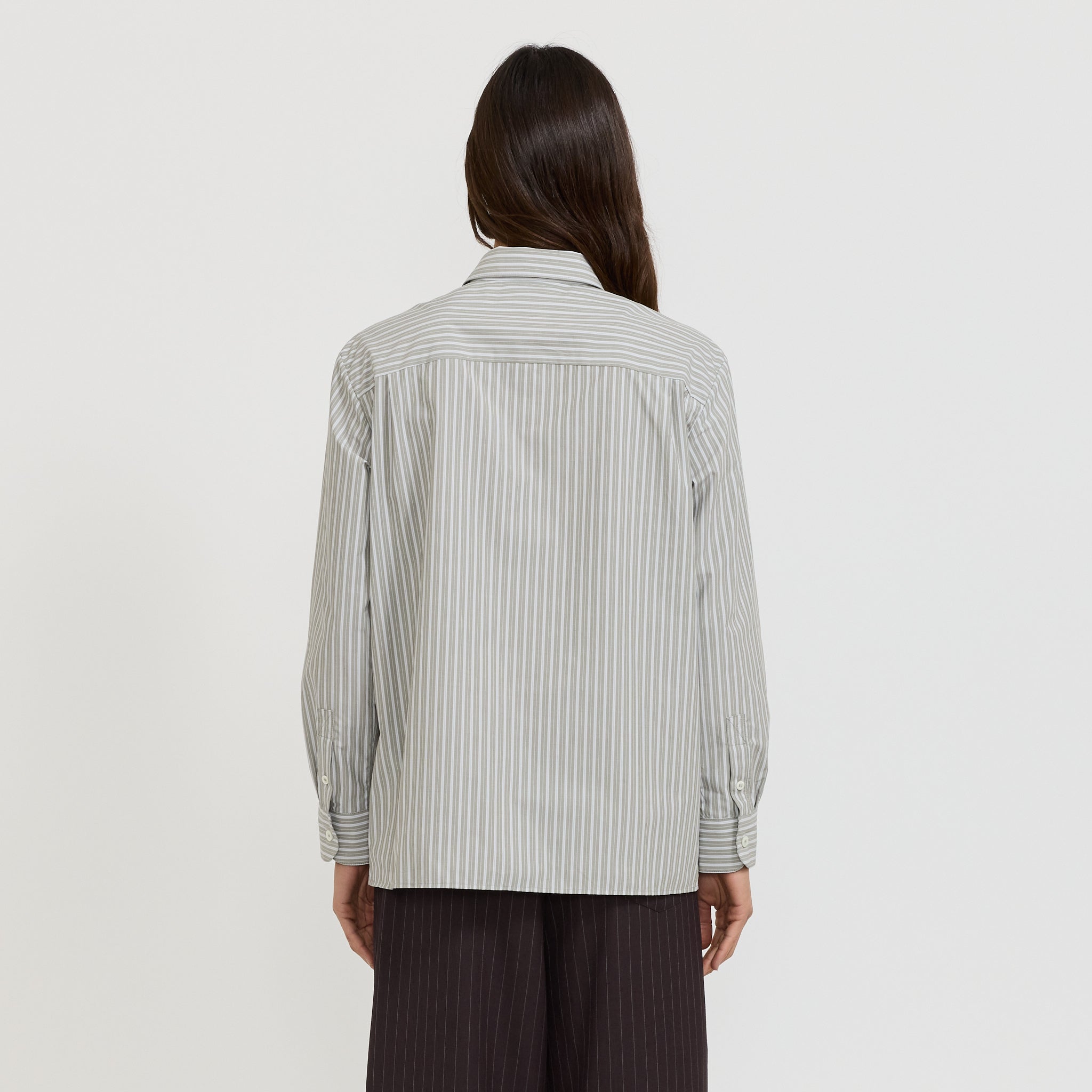 Sela Shirt Green/Grey