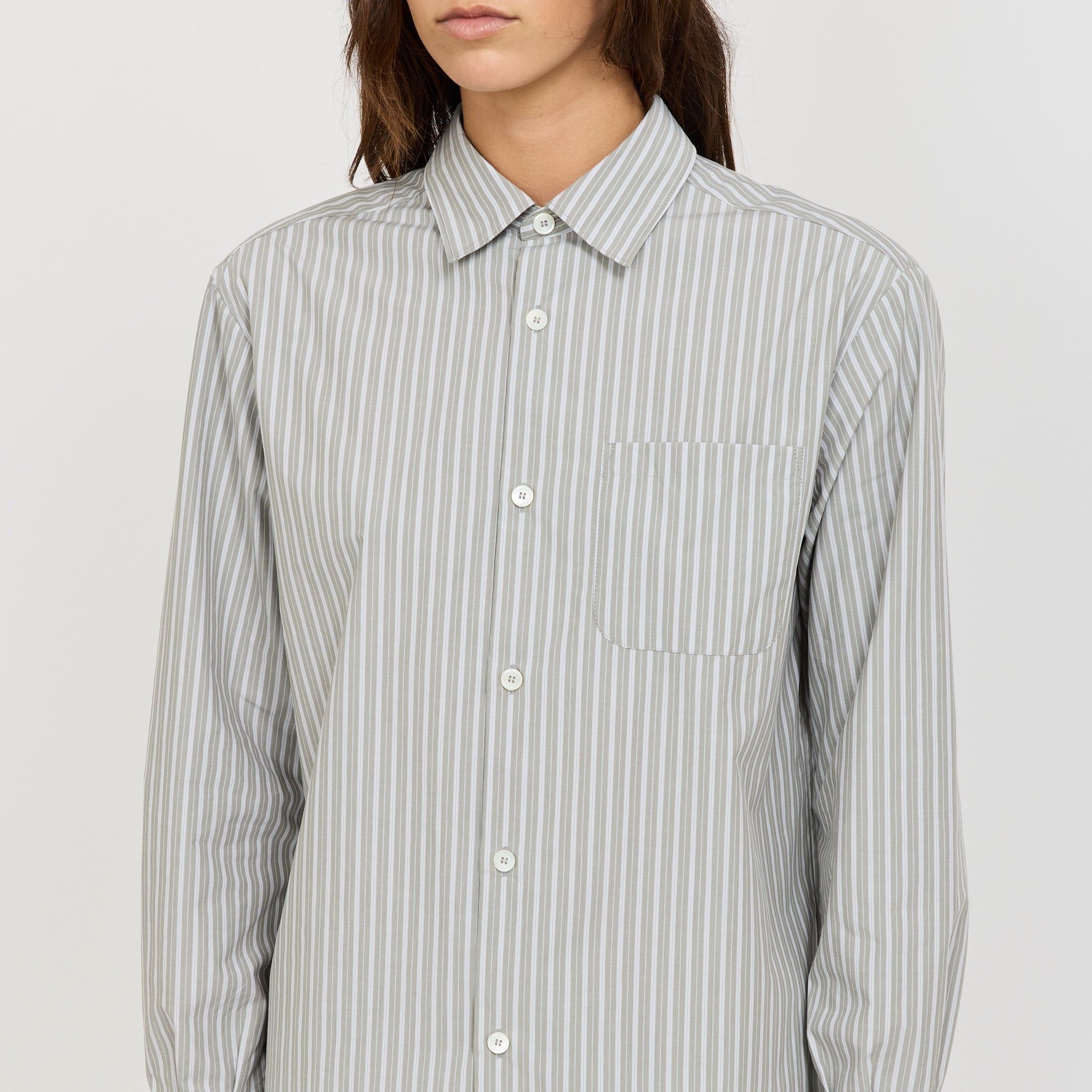 Sela Shirt Green/Grey