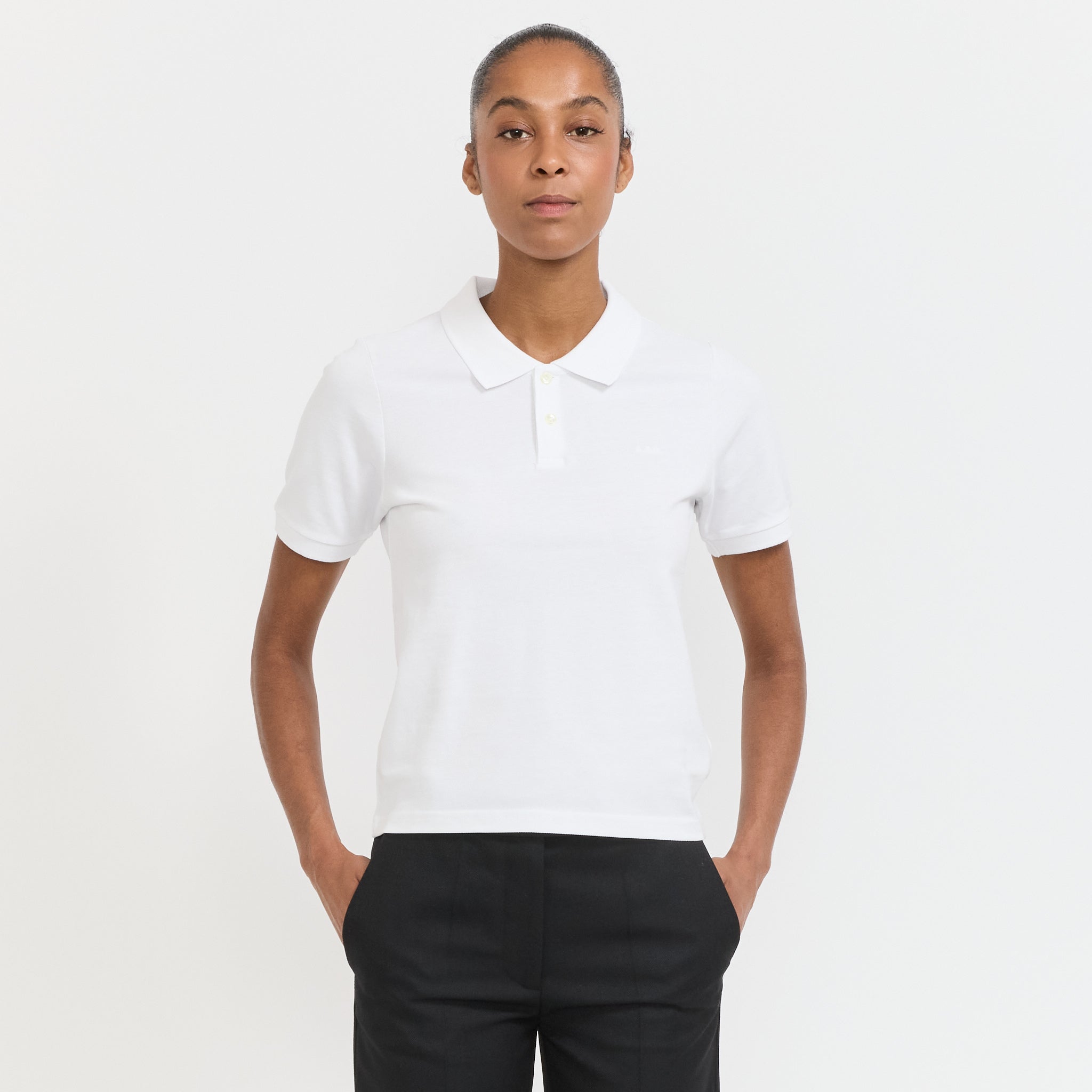 Standard Polo Shirt White for Women | Maplestore