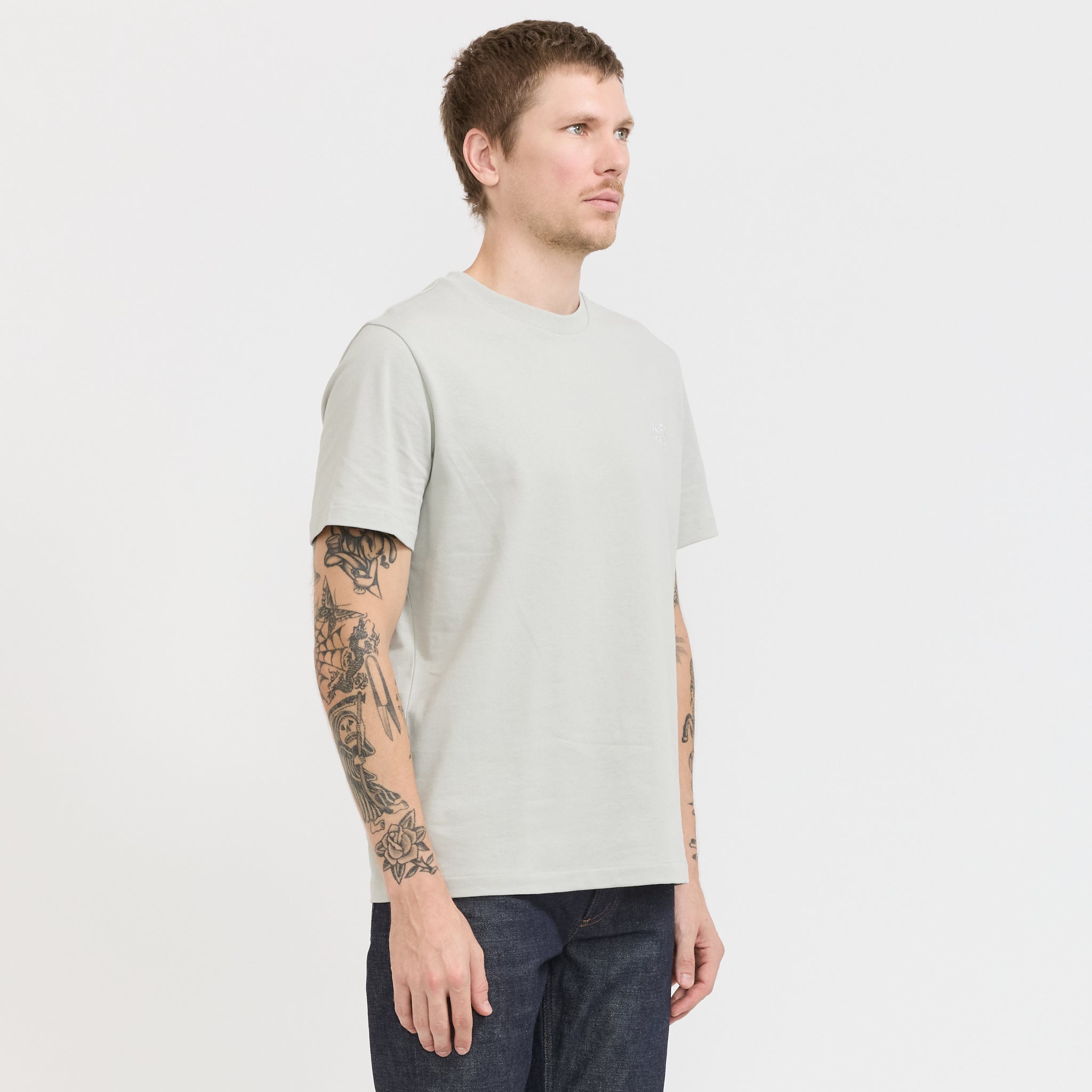 A.P.C. | Standard Rue Madame T-Shirt Lilac/White | Maplestore
