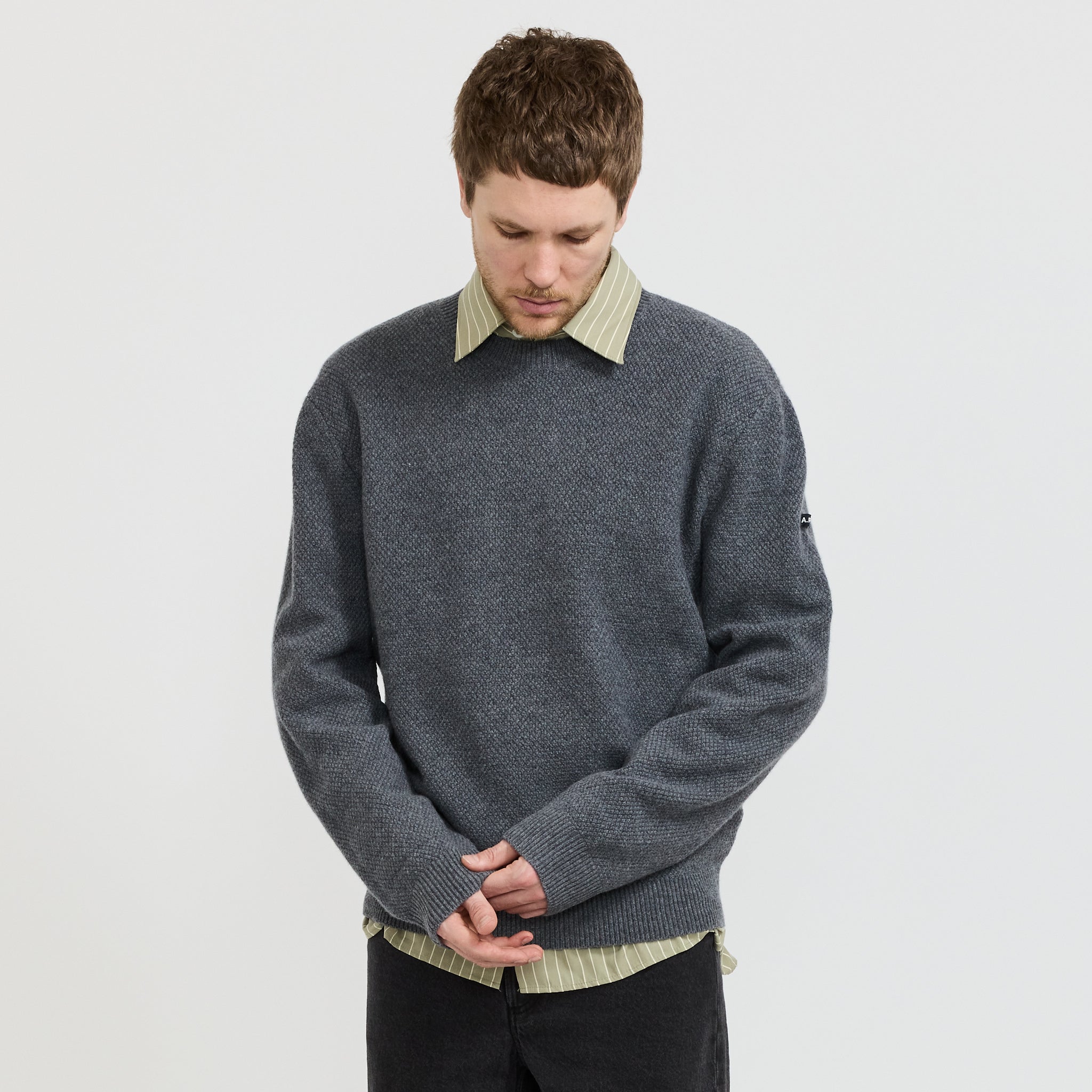 Thomas Jumper Heathered Anthracite