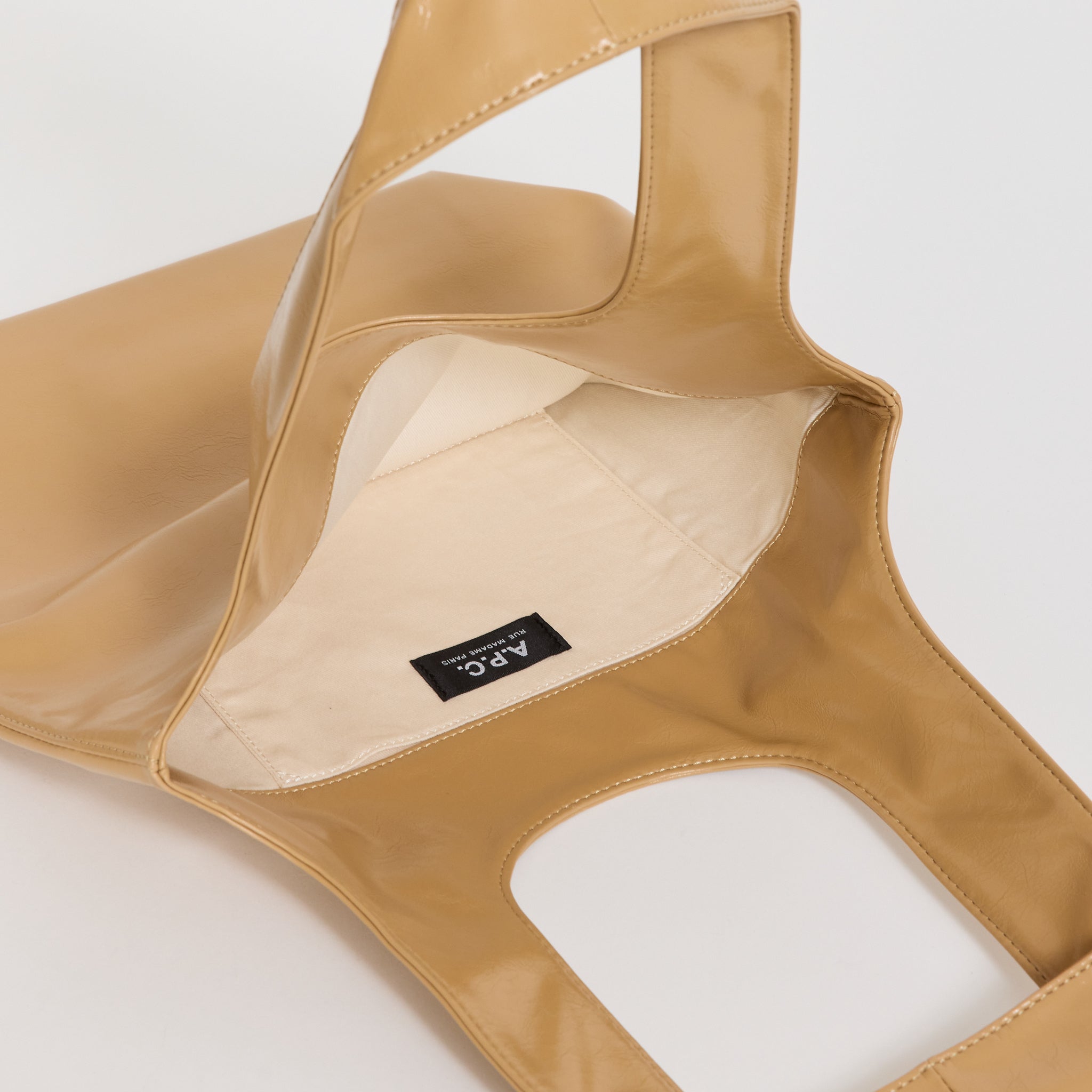 A.P.C. Ninon Tote Small Camel | Maplestore