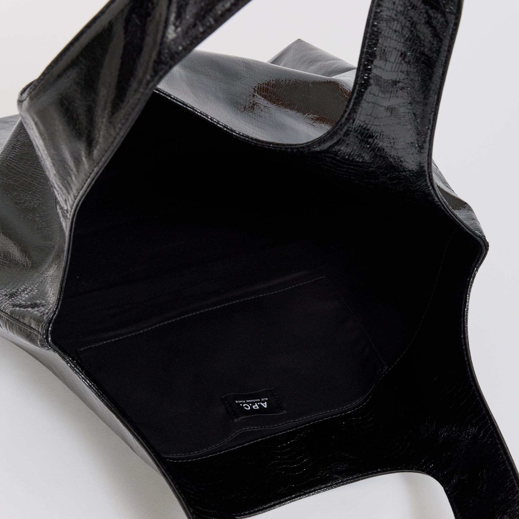A.P.C. | Ninon Tote Black Metallic | Maplestore