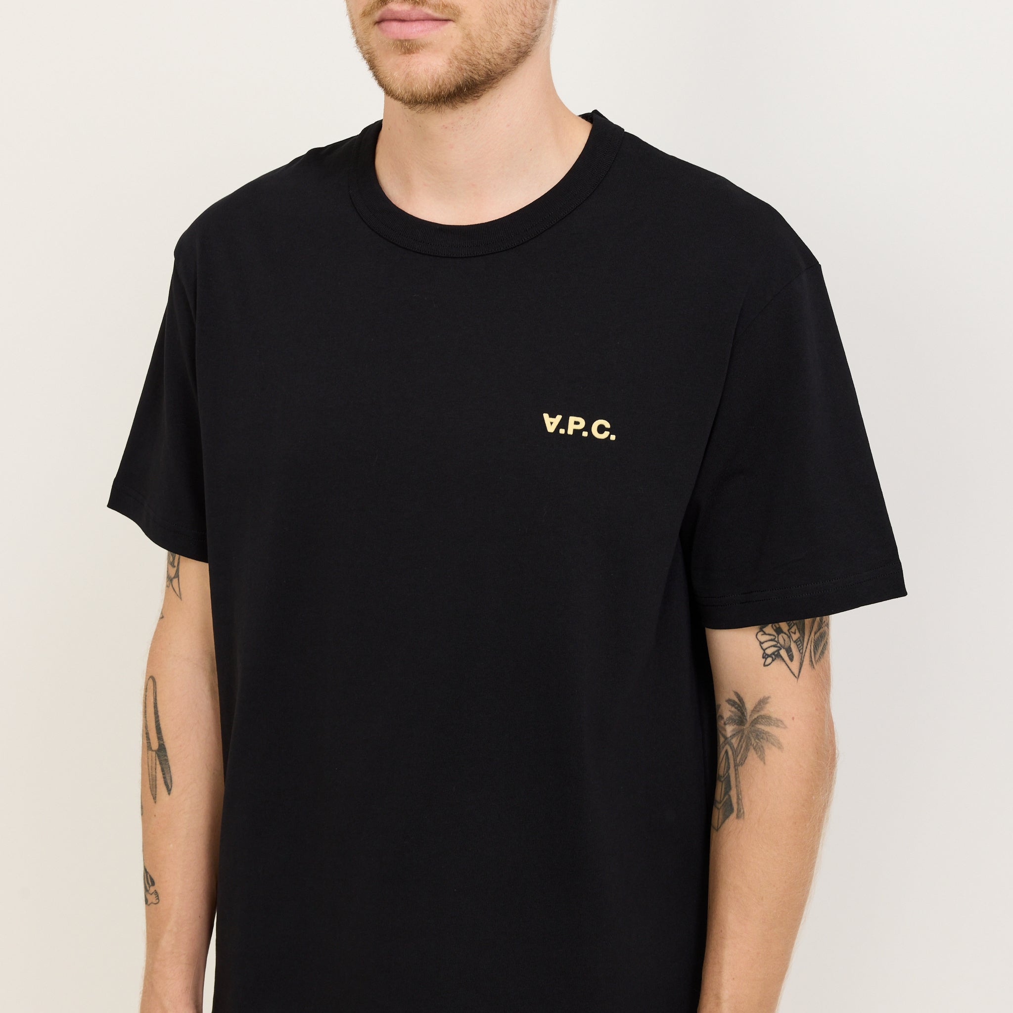 A.P.C. | Boxy Petit VPC T-Shirt Black/Beige | Maplestore