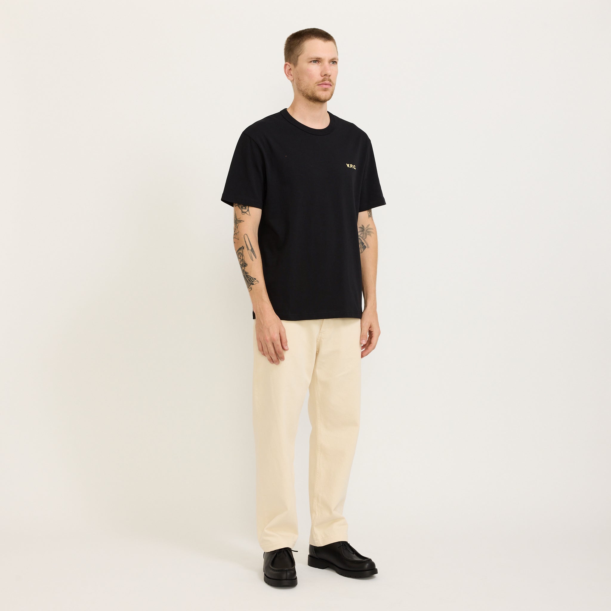 Boxy Petit VPC T-Shirt Black/Beige