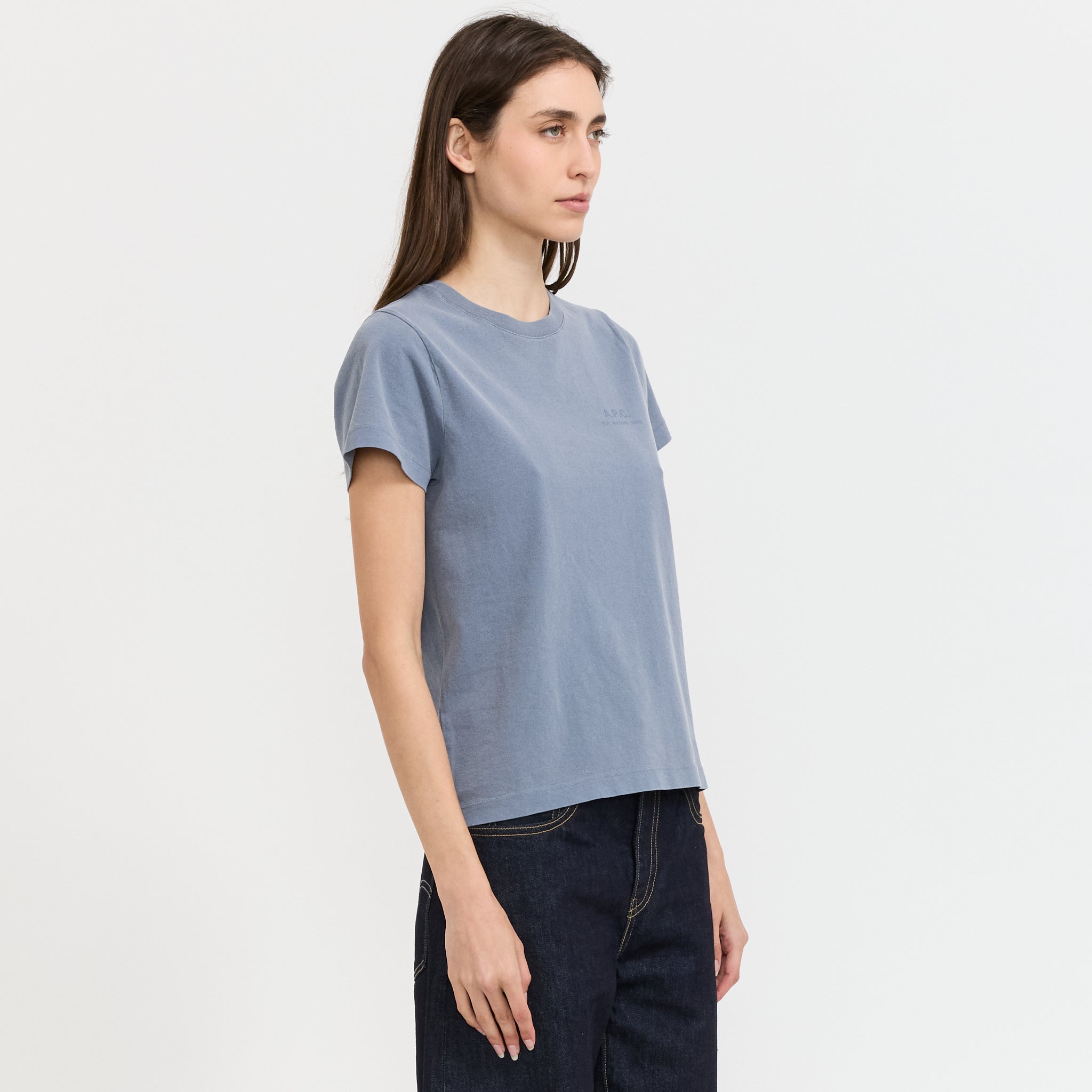 Vani T-Shirt Blue Grey