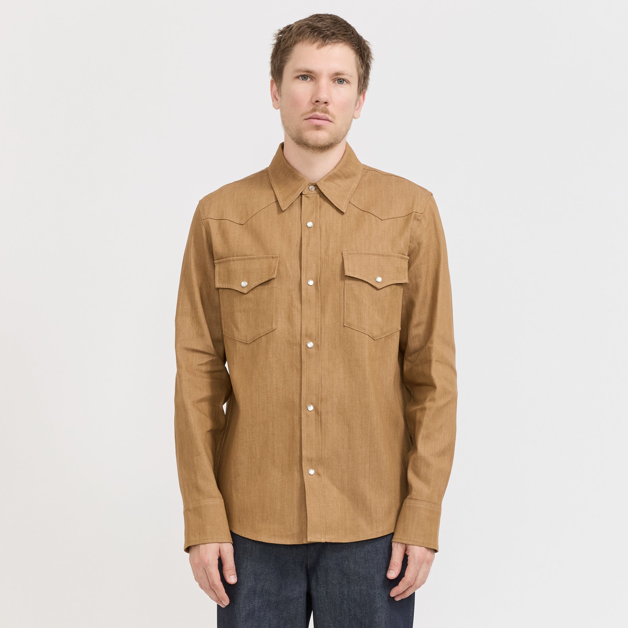 A.P.C. | Western Shirt Brown | Maplestore