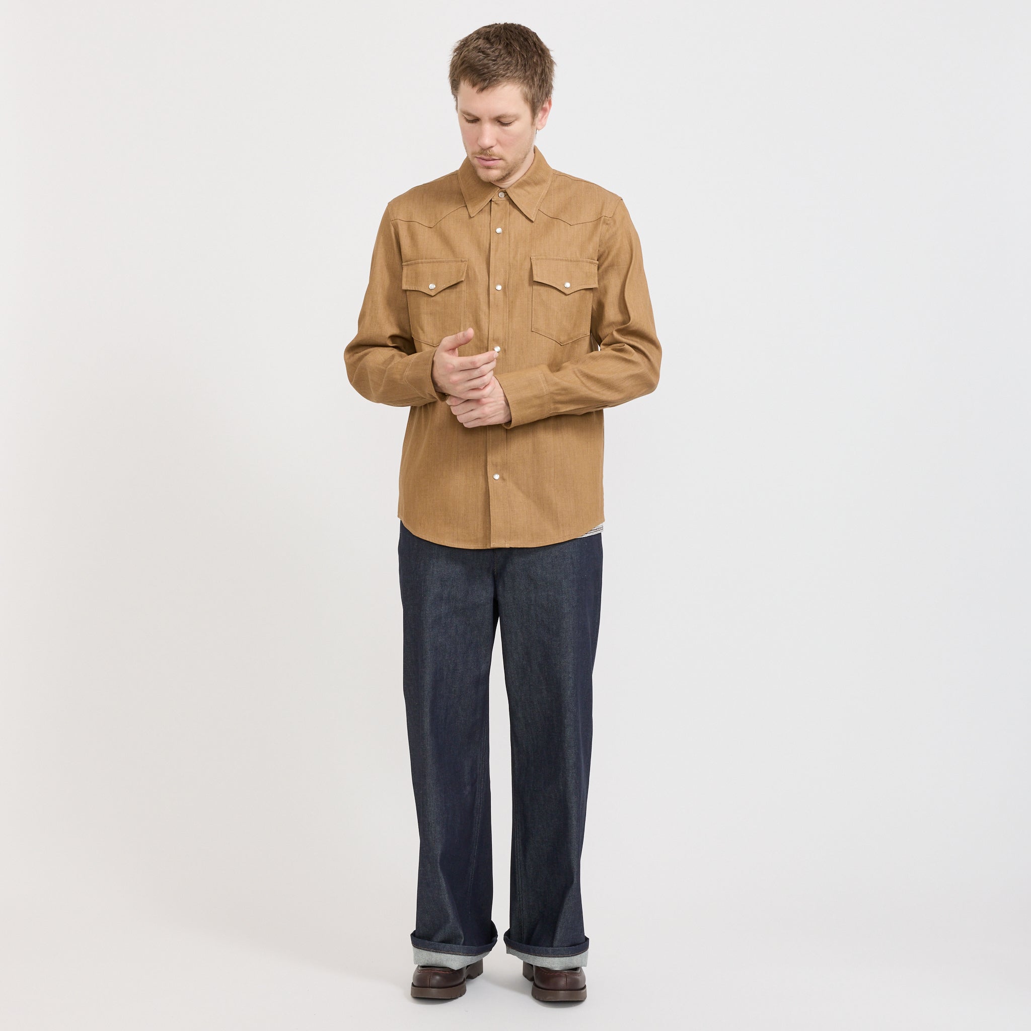 A.P.C. | Western Shirt Brown | Maplestore