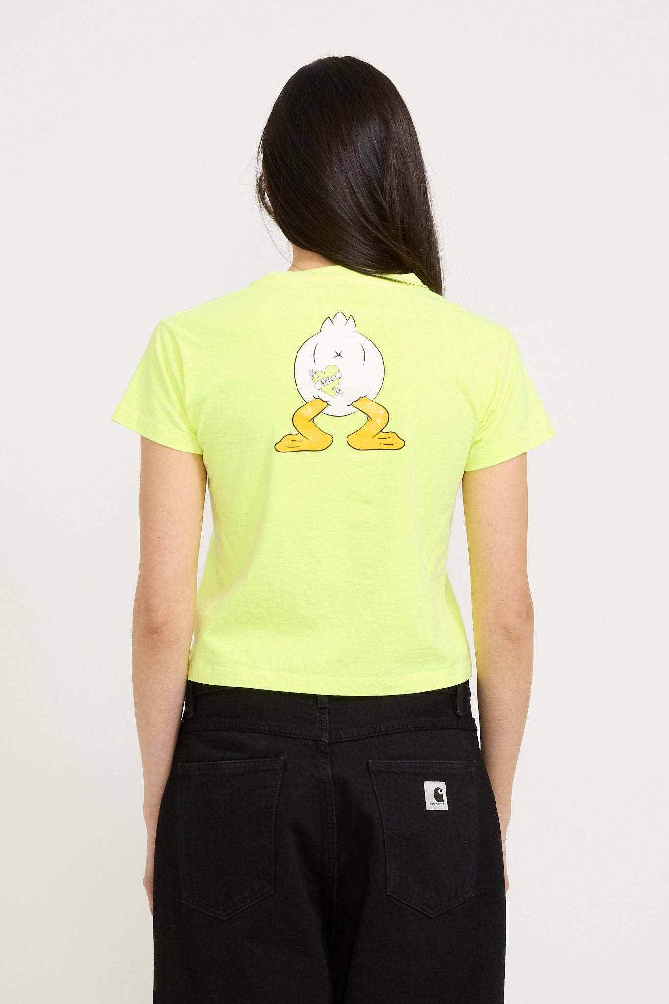 Aries | Aye Duck Fluoro SS Tee Baby Safety Yellow | Maplestore