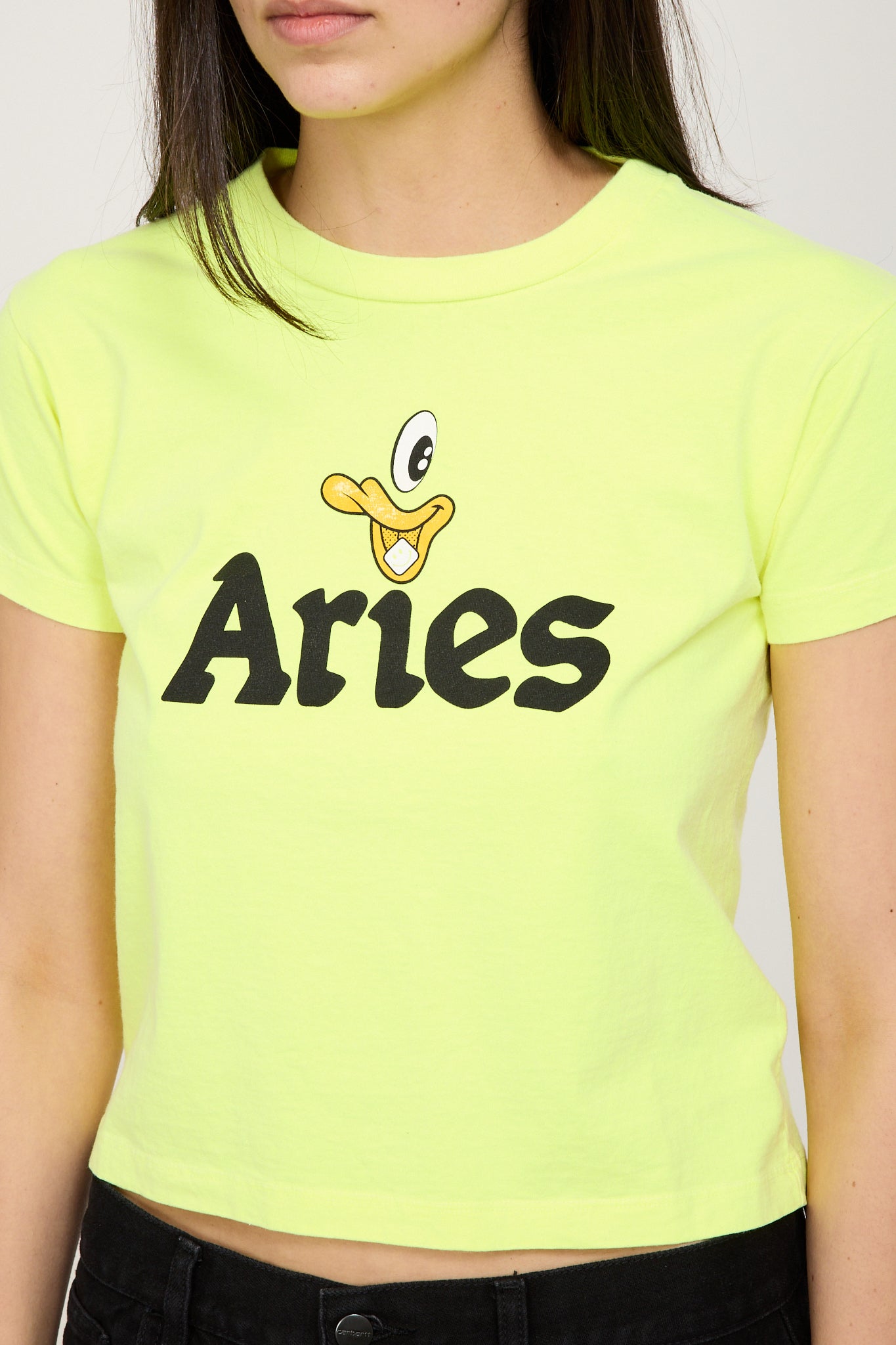 Aries | Aye Duck Fluoro SS Tee Baby Safety Yellow | Maplestore