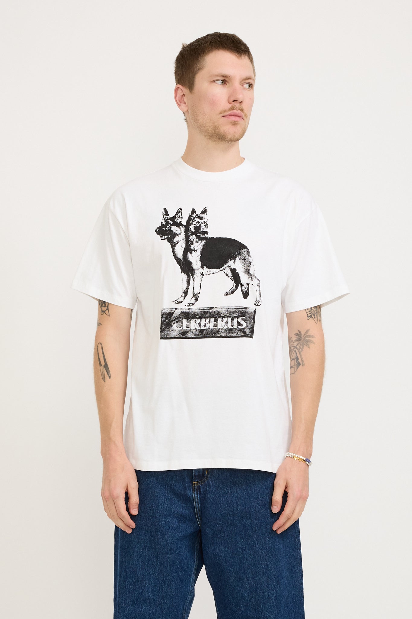 Aries | Cerberus SS Tee White | Maplestore