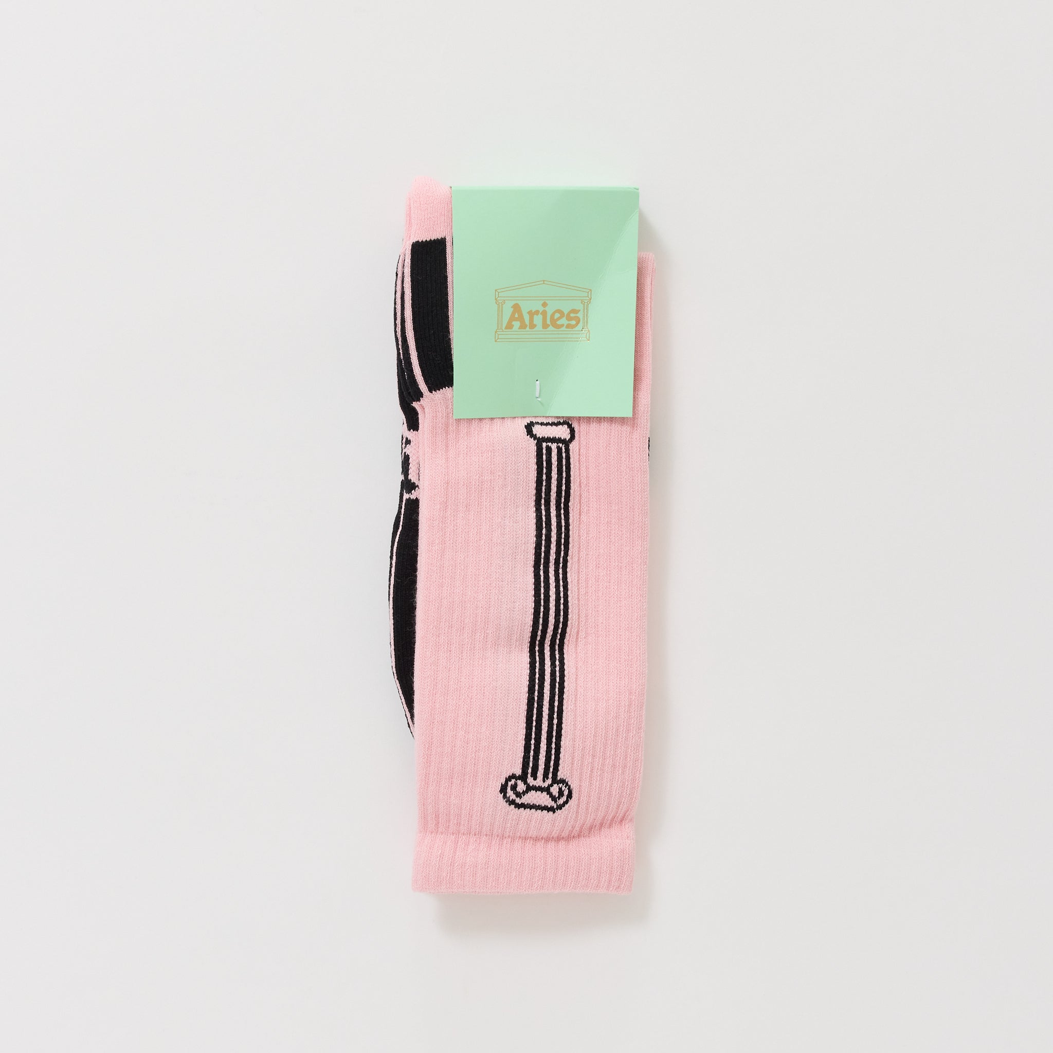 Column Socks Pink