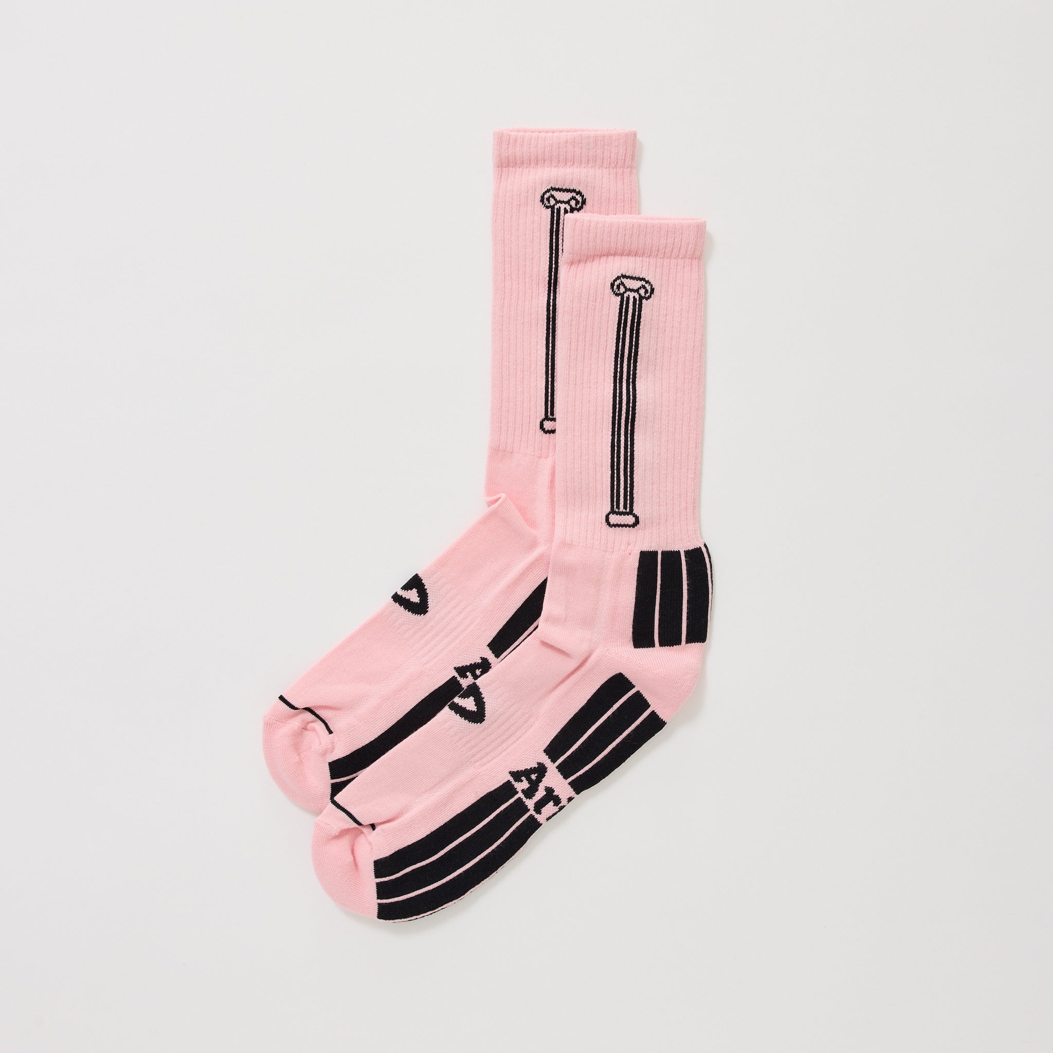Column Socks Pink