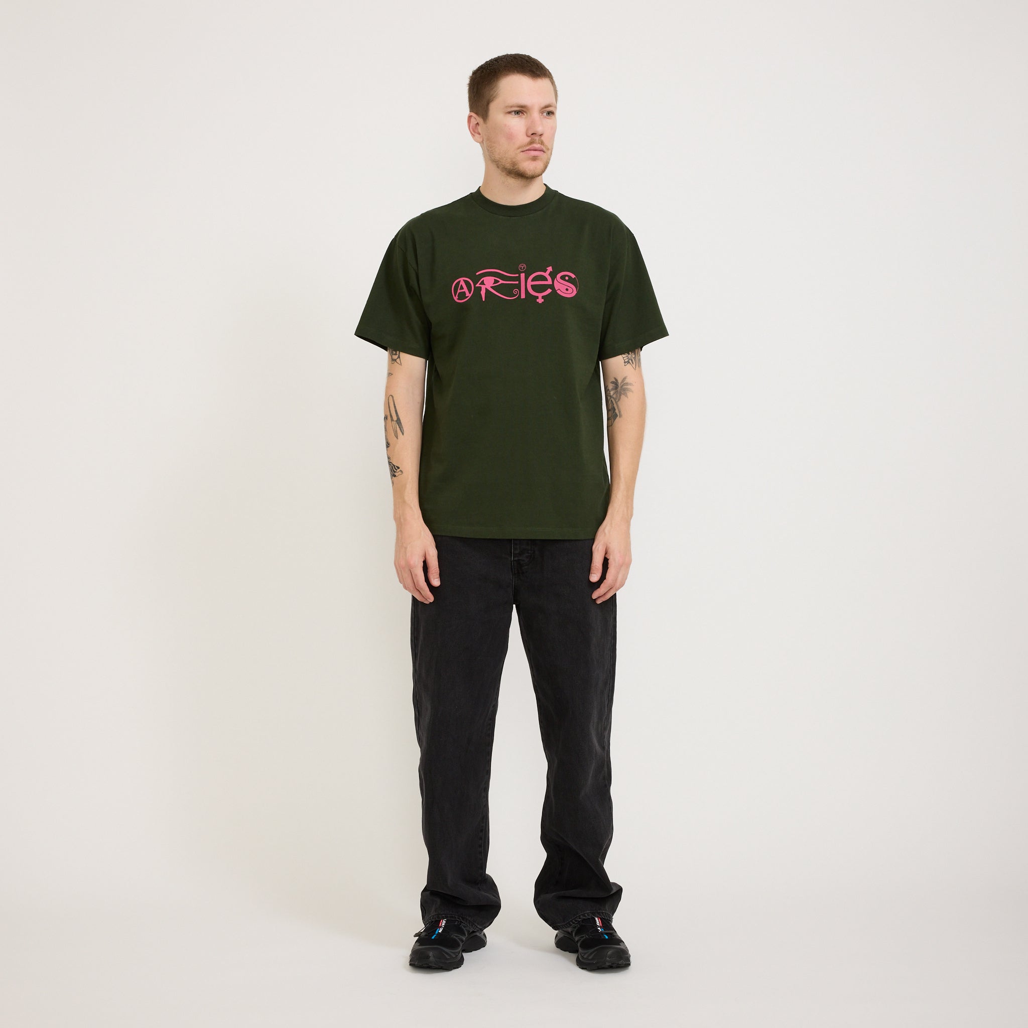 Coexist SS Tee Forest Green