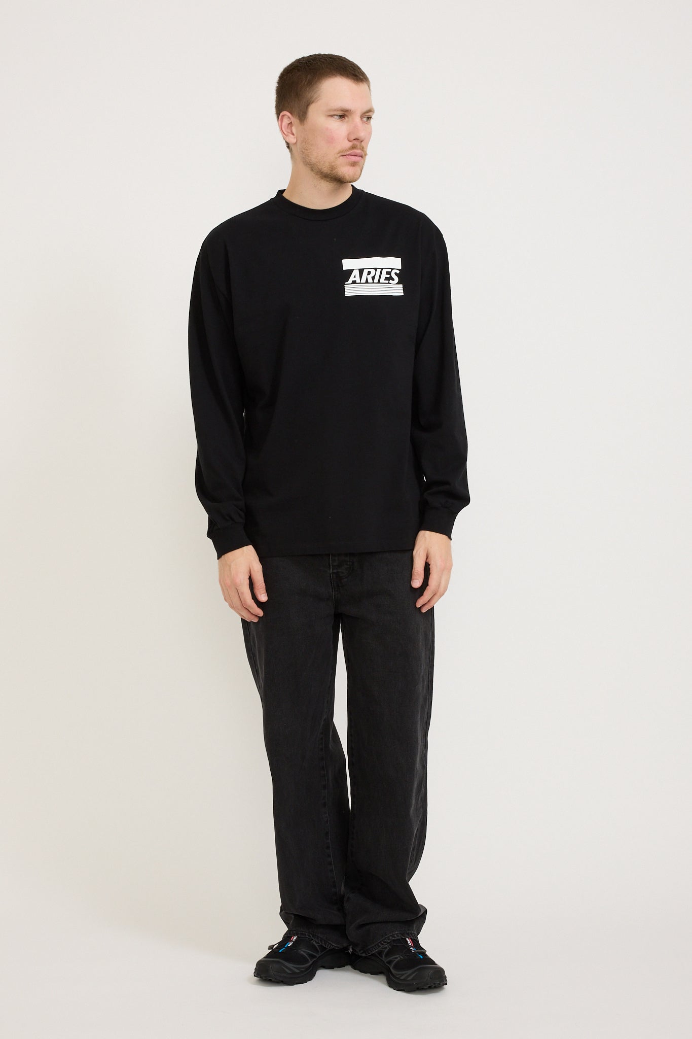 Credit Card LS Tee Black