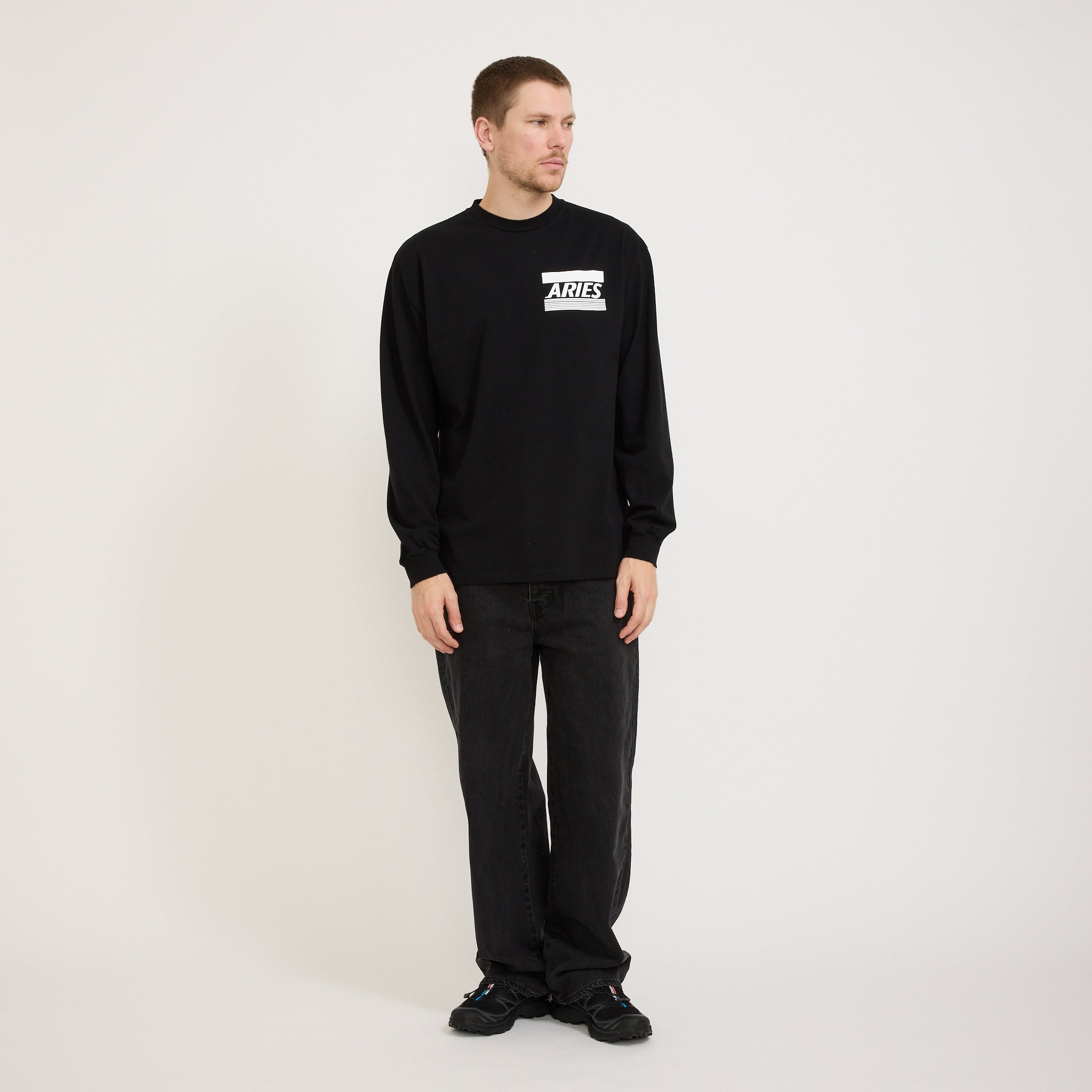 Credit Card LS Tee Black