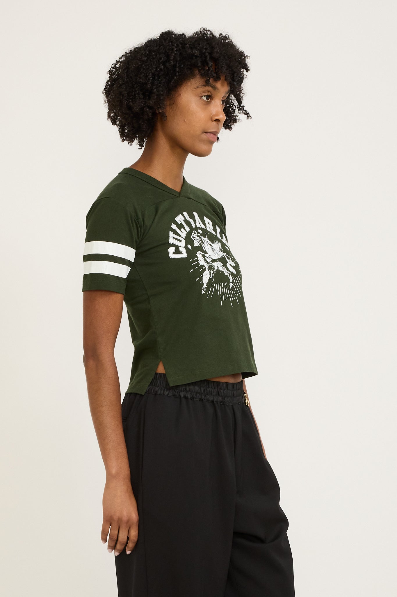 Aries | Cult Of Varsity SS Tee Baby Forest Green | Maplestore