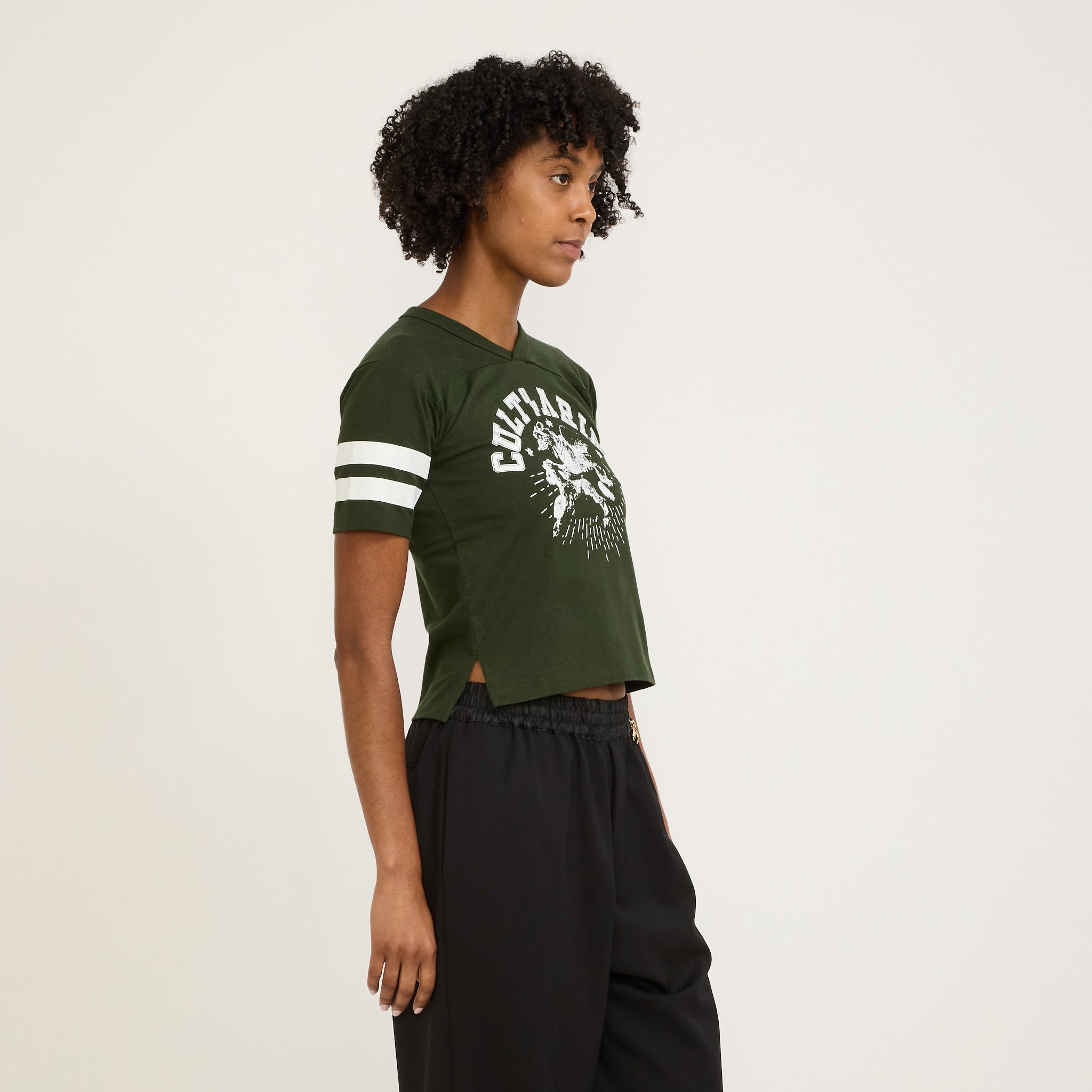 Aries | Cult Of Varsity SS Tee Baby Forest Green | Maplestore