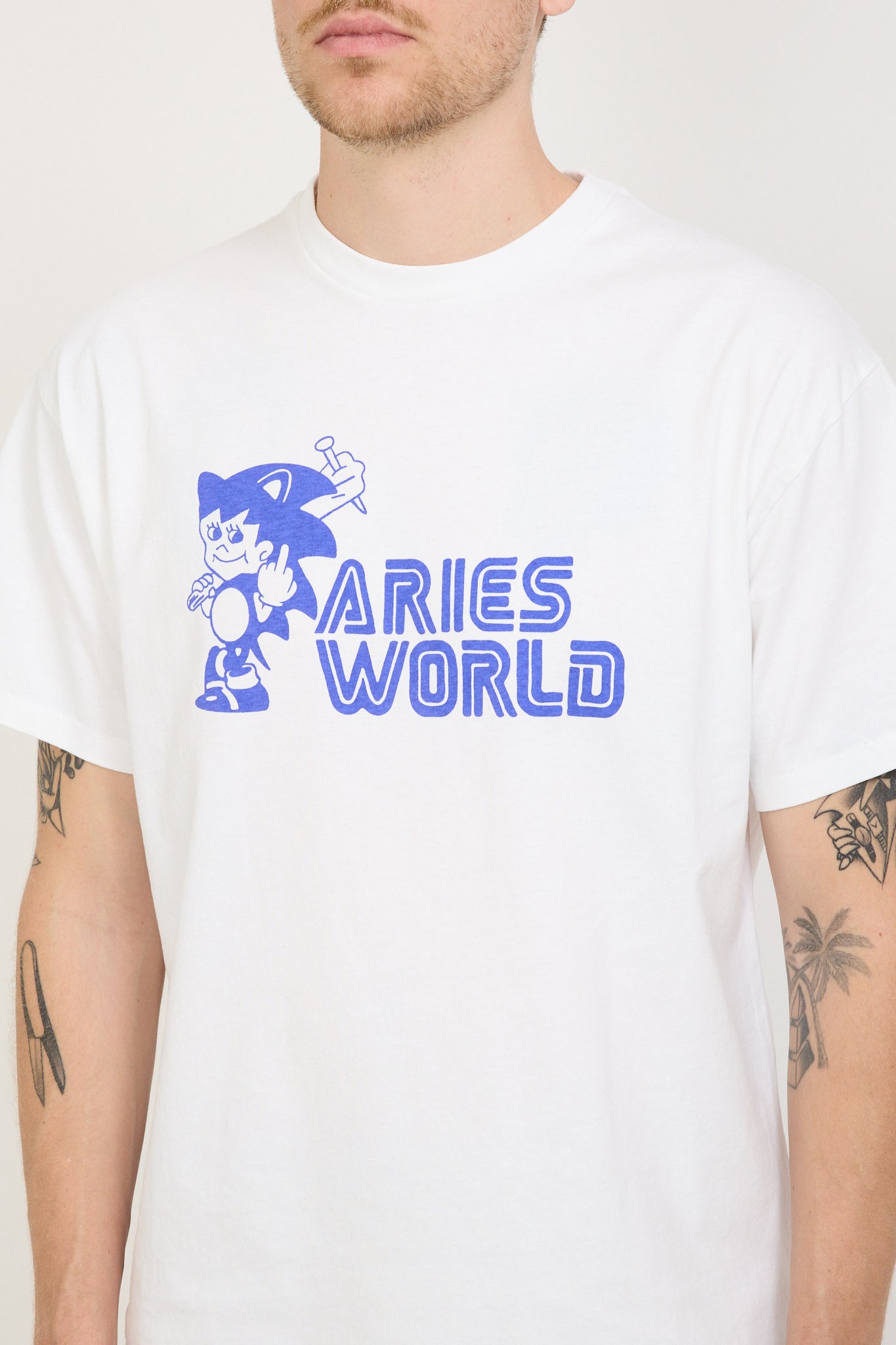 Aries | Sonico SS Tee White | Maplestore