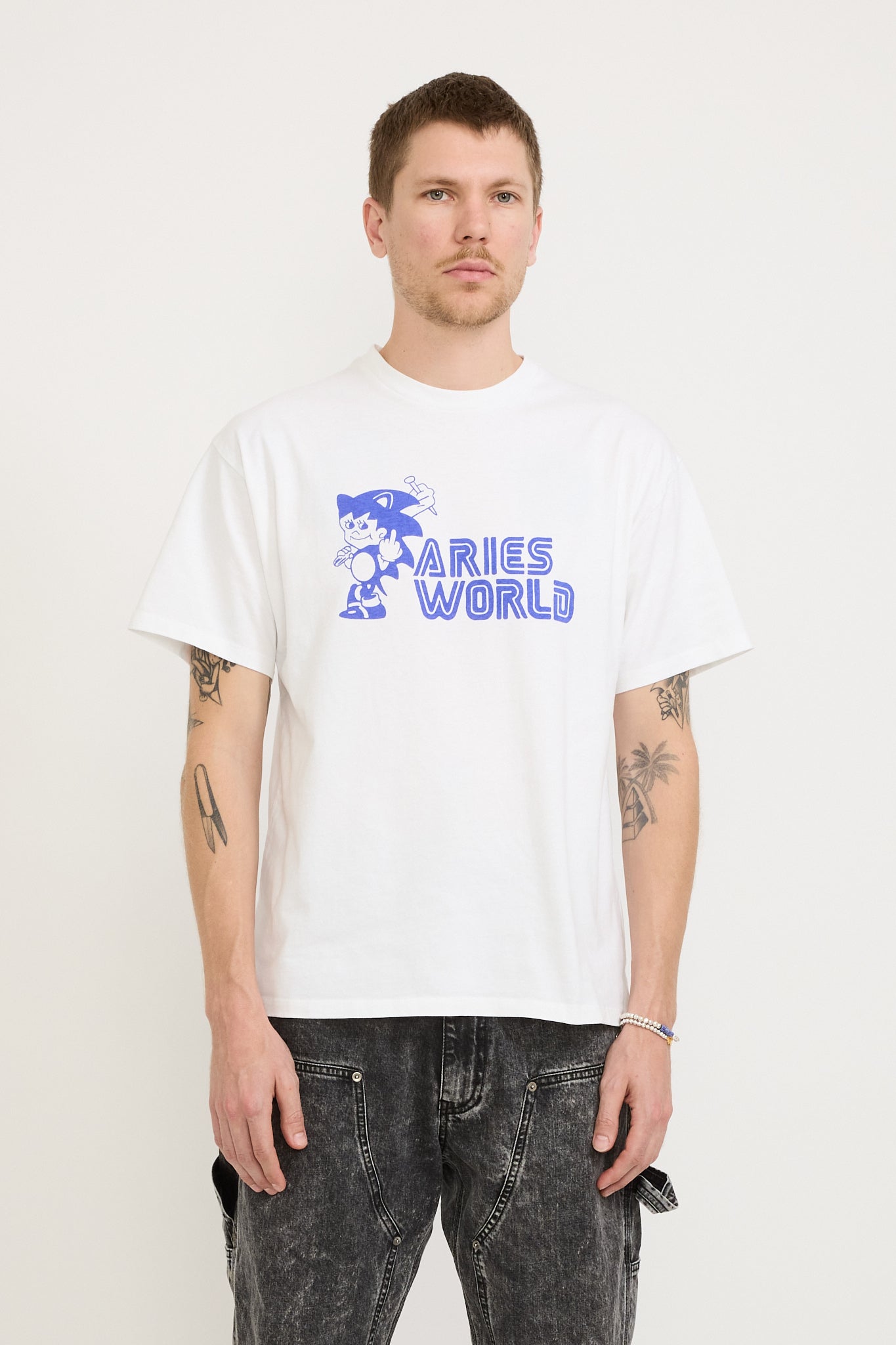 Aries | Sonico SS Tee White | Maplestore