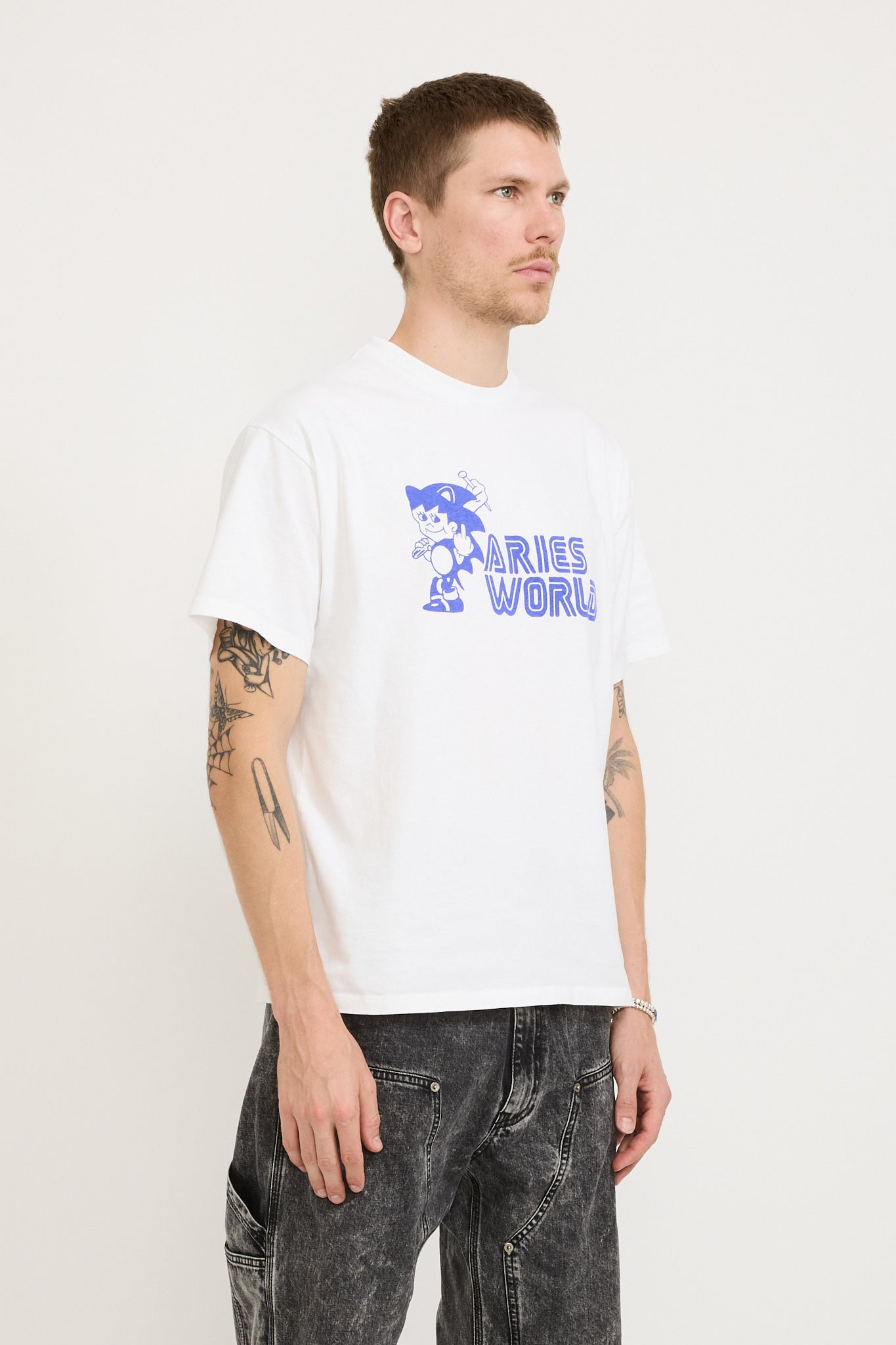 Aries | Sonico SS Tee White | Maplestore