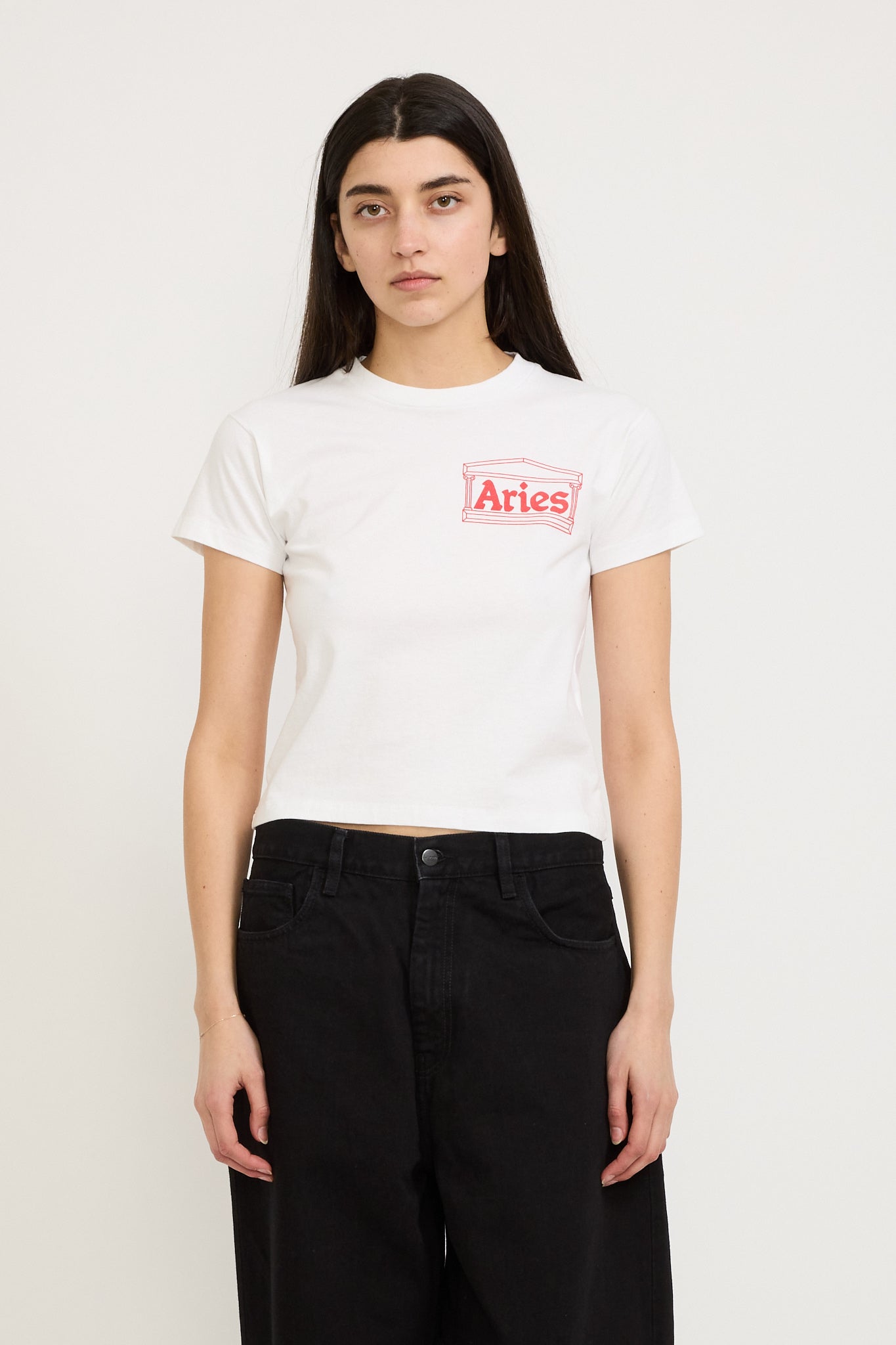 Aries | Temple SS Tee Baby White | Maplestore