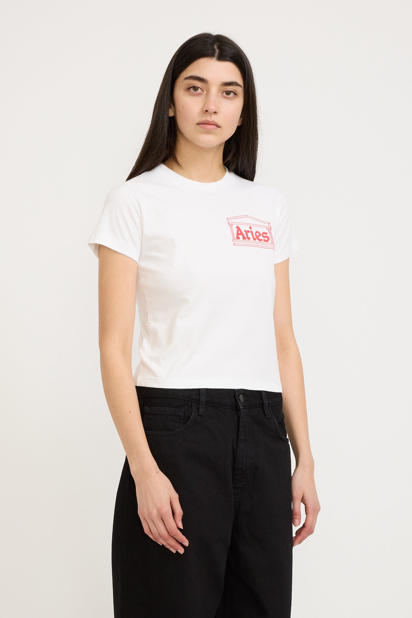 Aries | Temple SS Tee Baby White | Maplestore