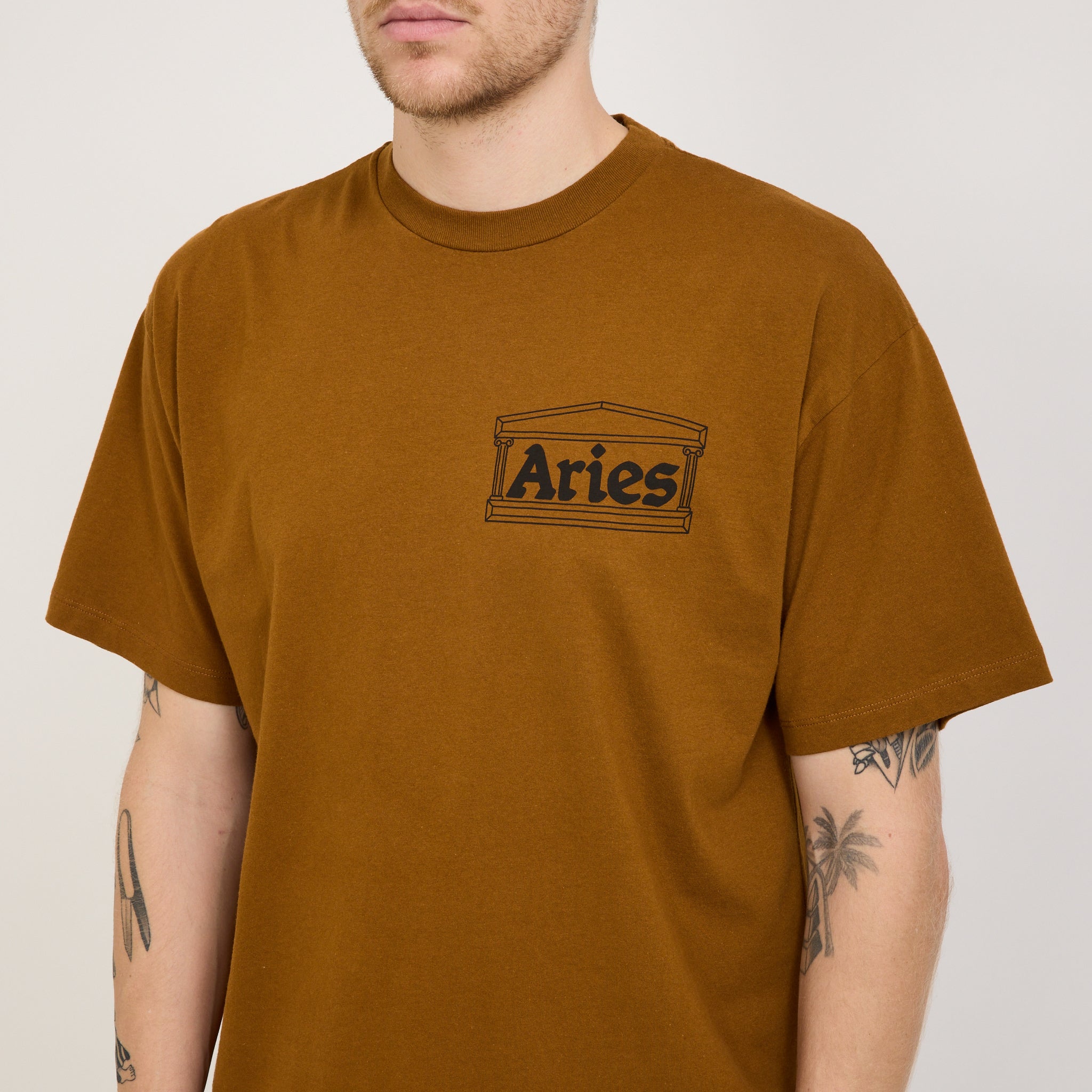 Temple SS Tee Brown