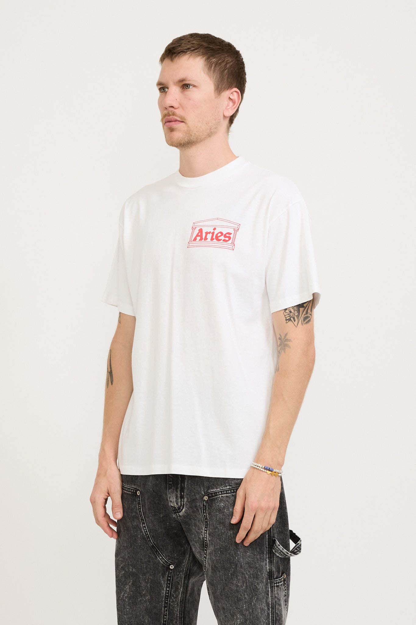 Aries | Temple SS Tee White | Maplestore