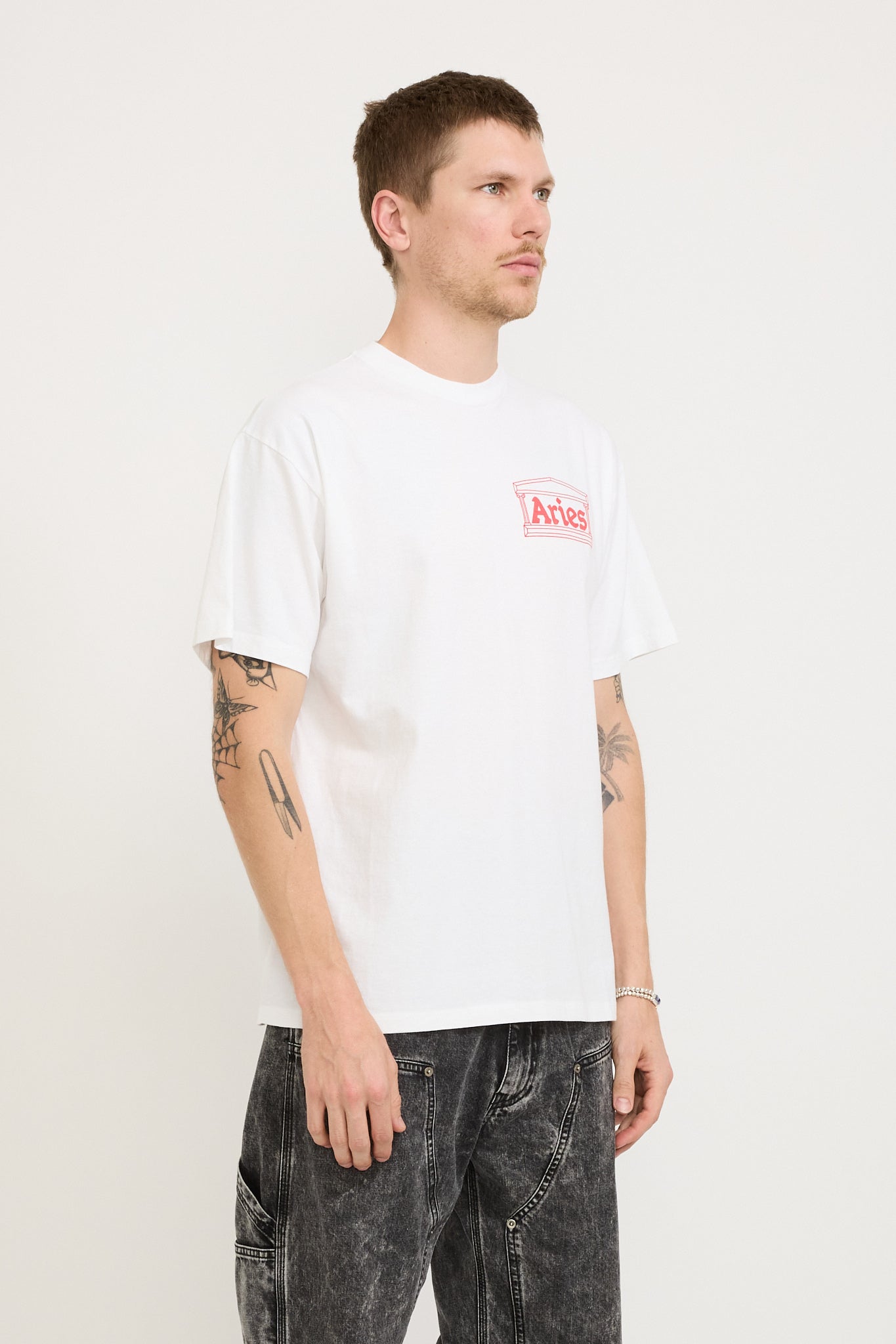 Aries | Temple SS Tee White | Maplestore