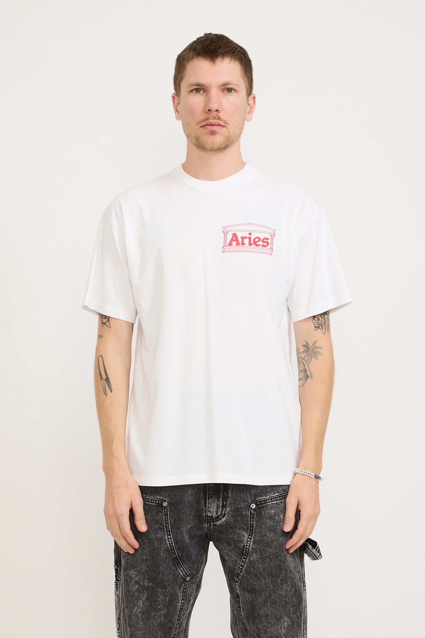 Aries | Temple SS Tee White | Maplestore