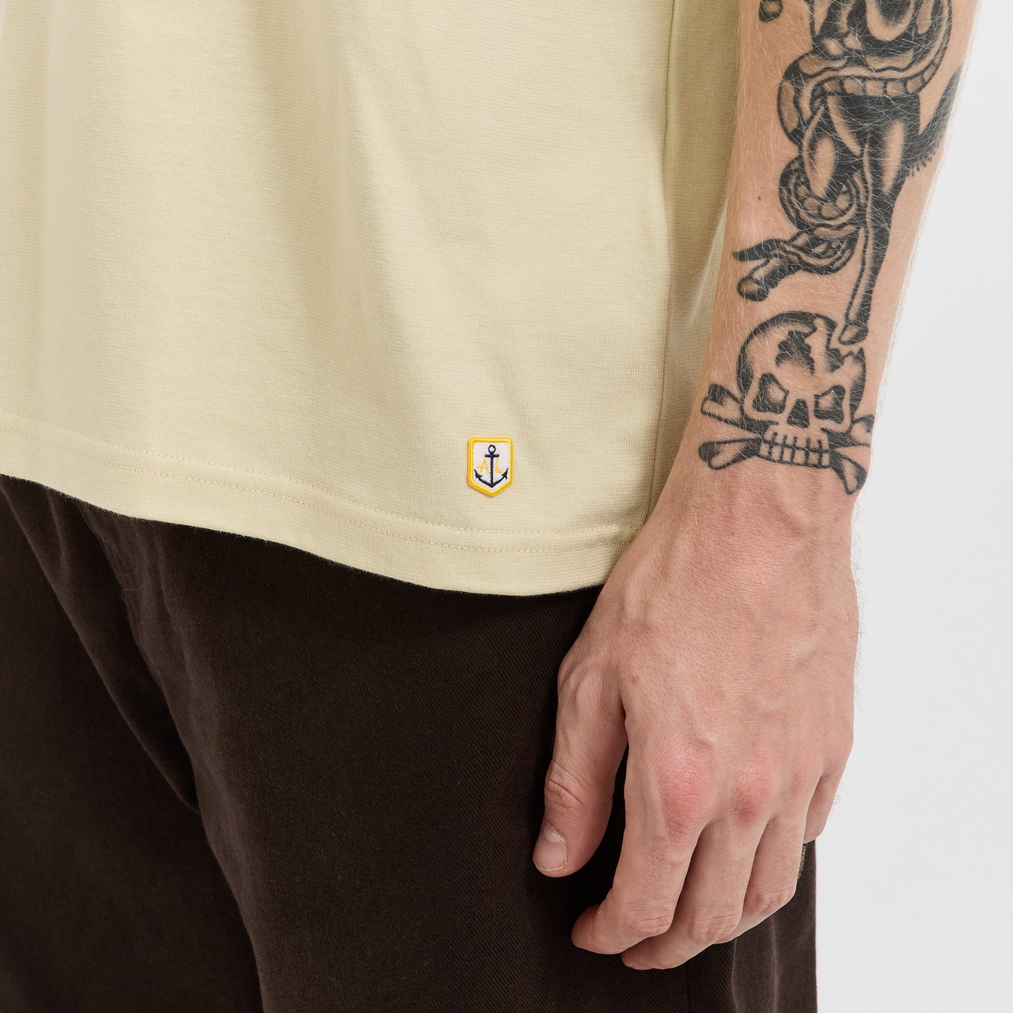 Armor Lux | Heritage T-Shirt Gravel Ecru | Maplestore