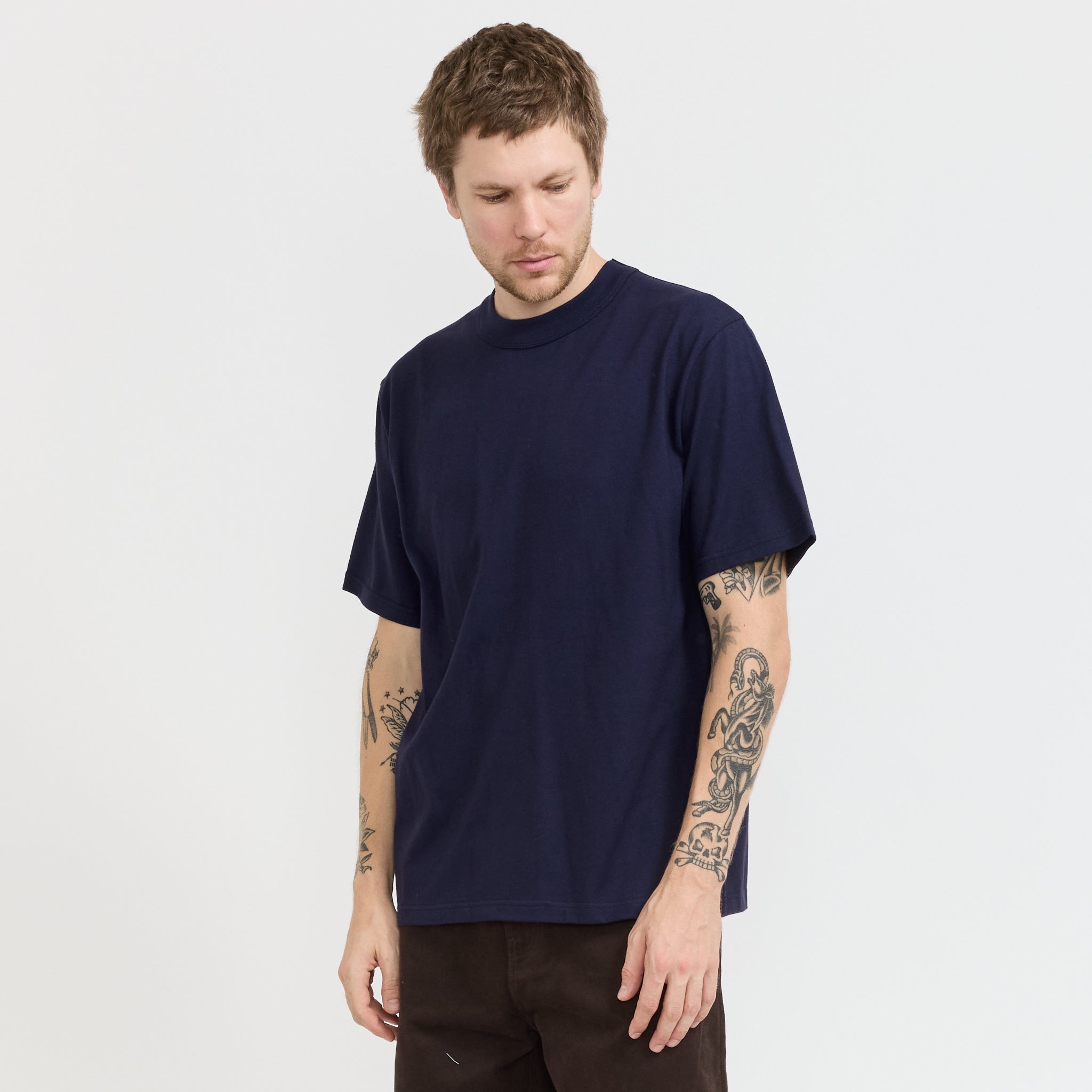 Armor Lux | Heritage T-Shirt Navy | Maplestore