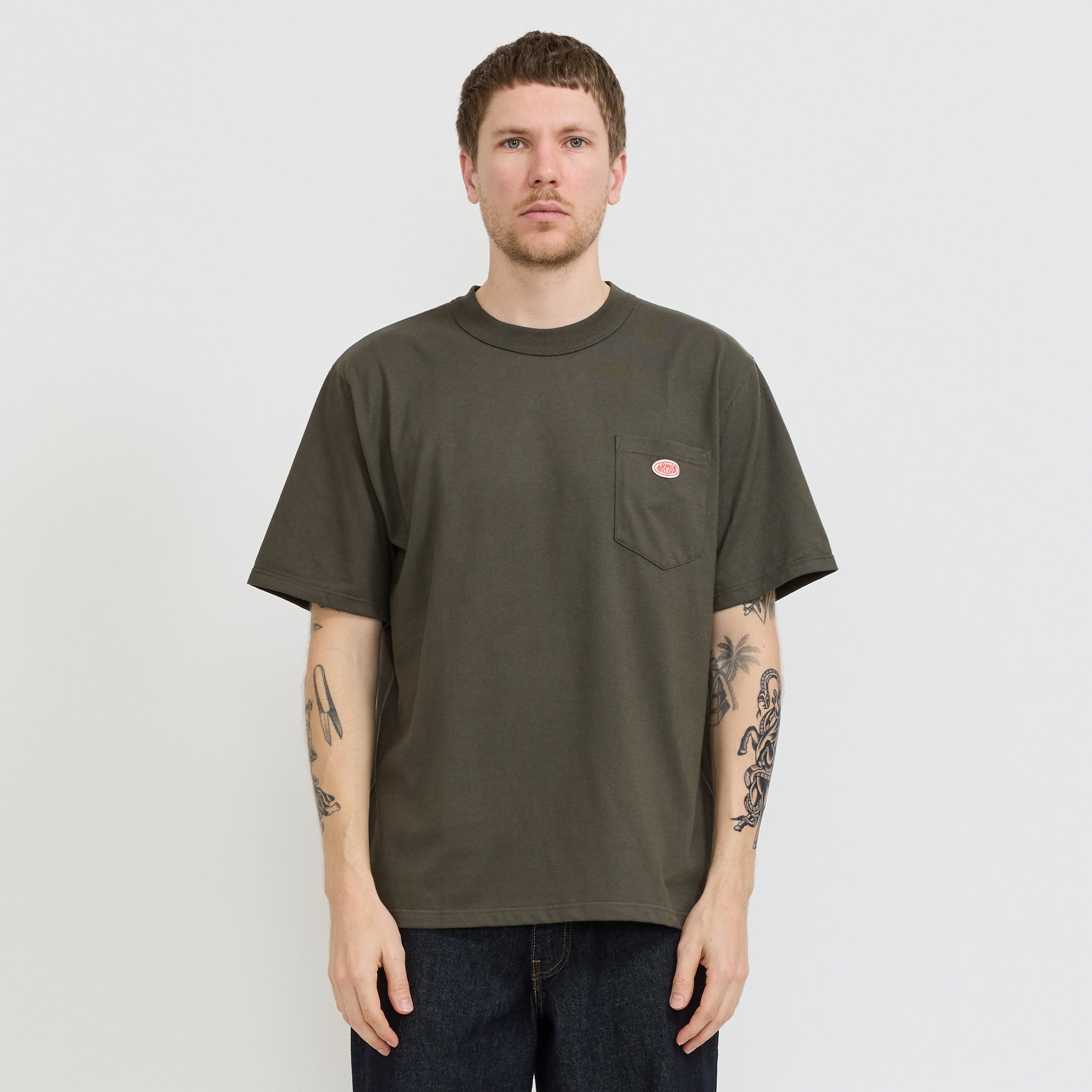 Armor Lux | Heritage Pocket T-Shirt Chimera Grey | Maplestore